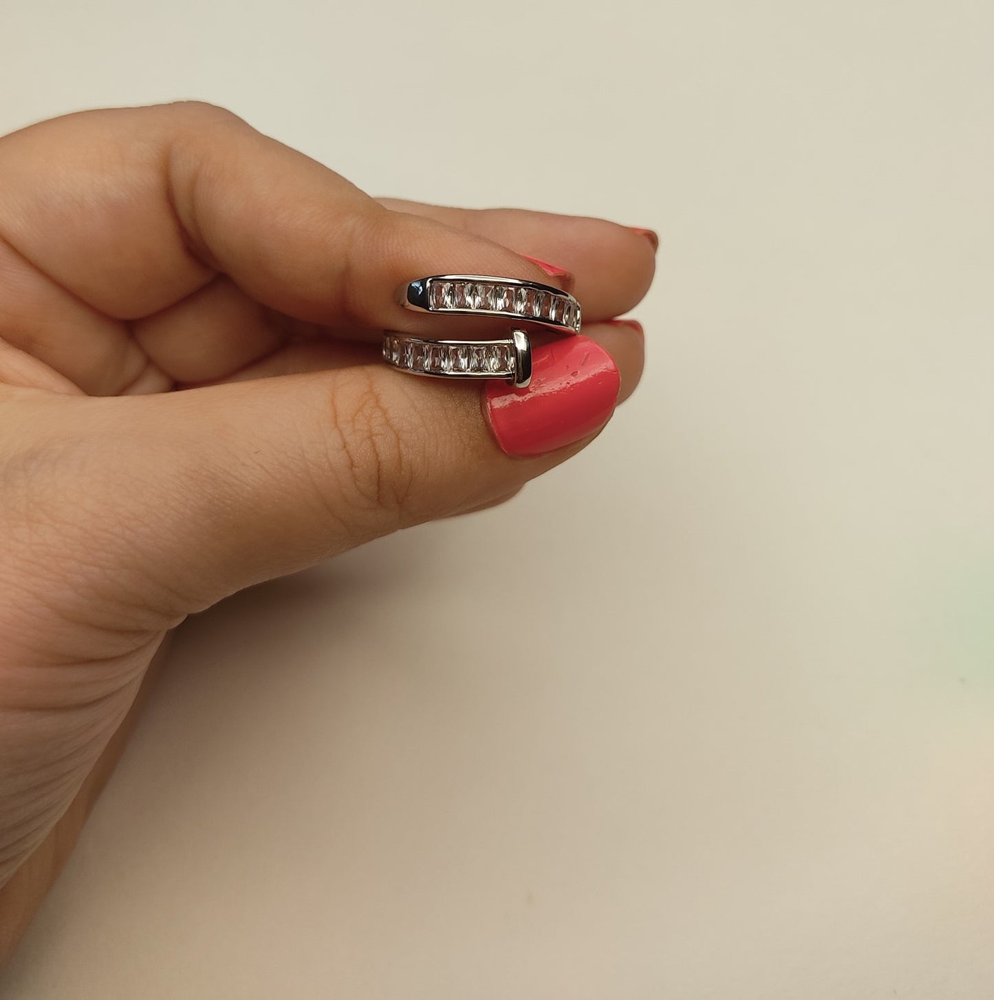 011 Silver Wraparound Ring