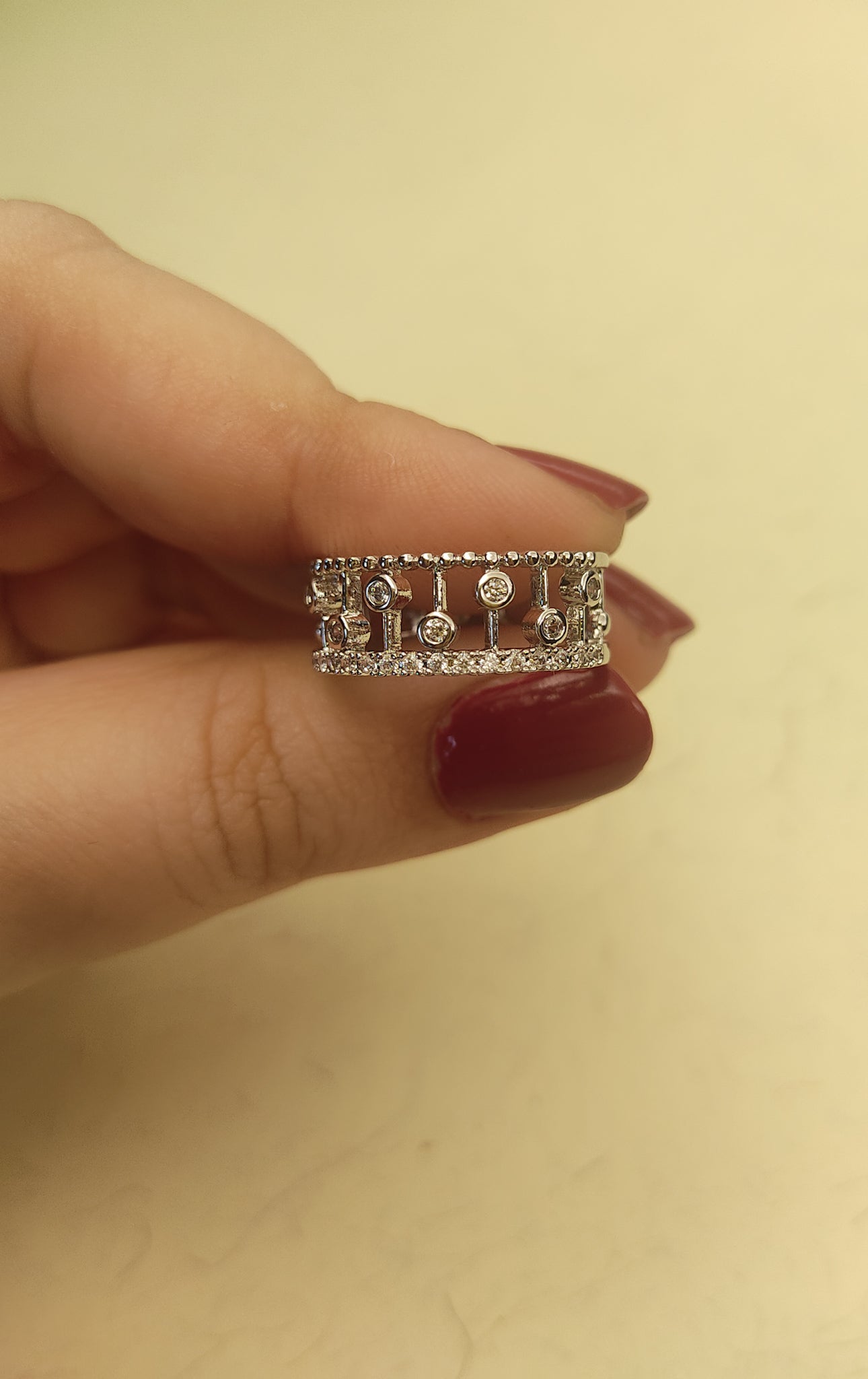 102 Silver Cocktail Ring