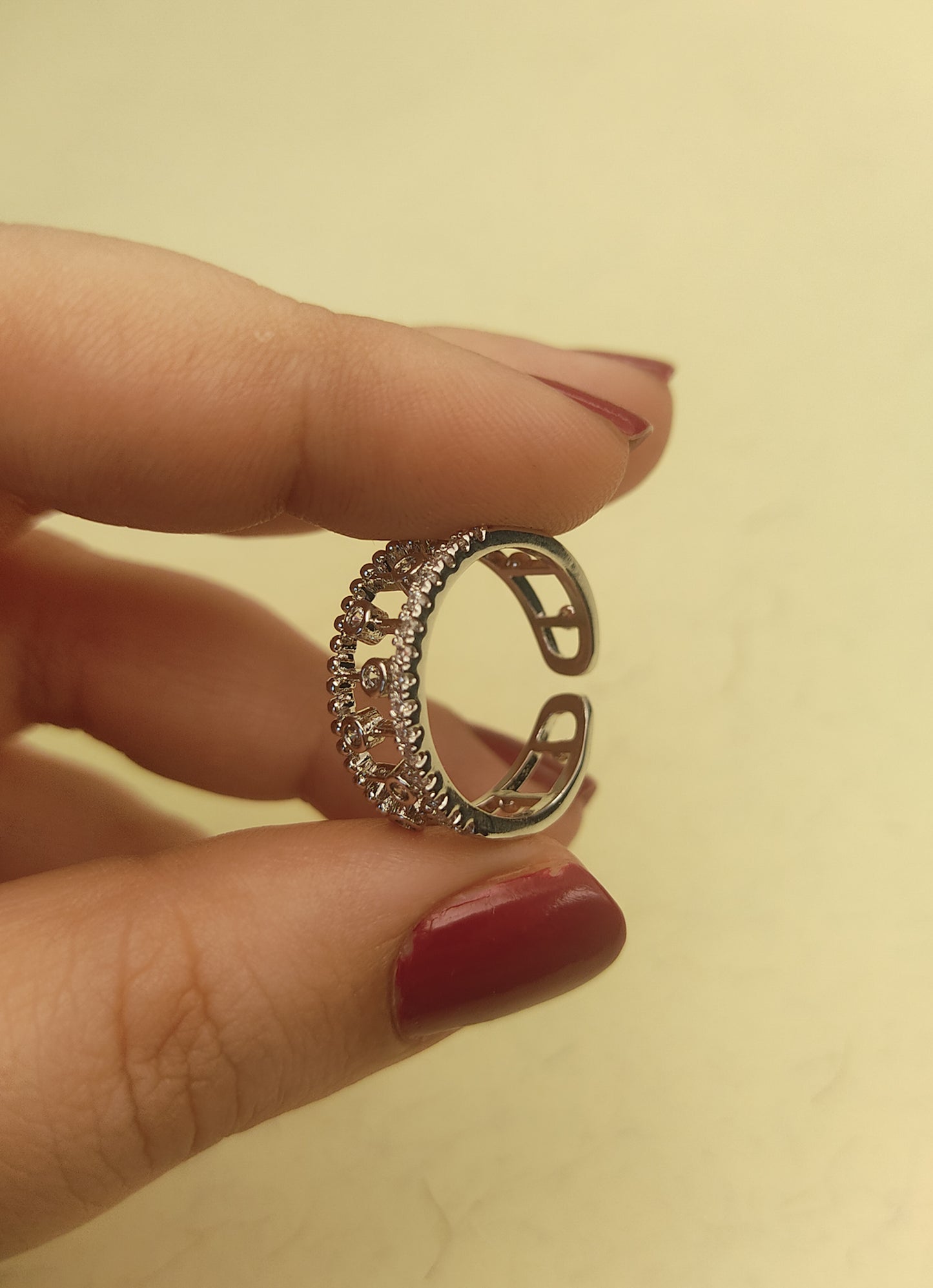 102 Silver Cocktail Ring