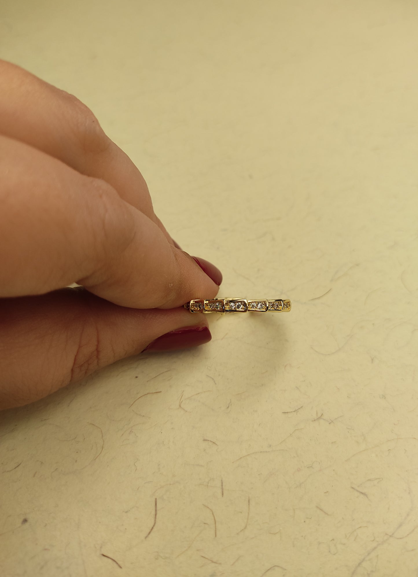 103 Gold American Diamond Band