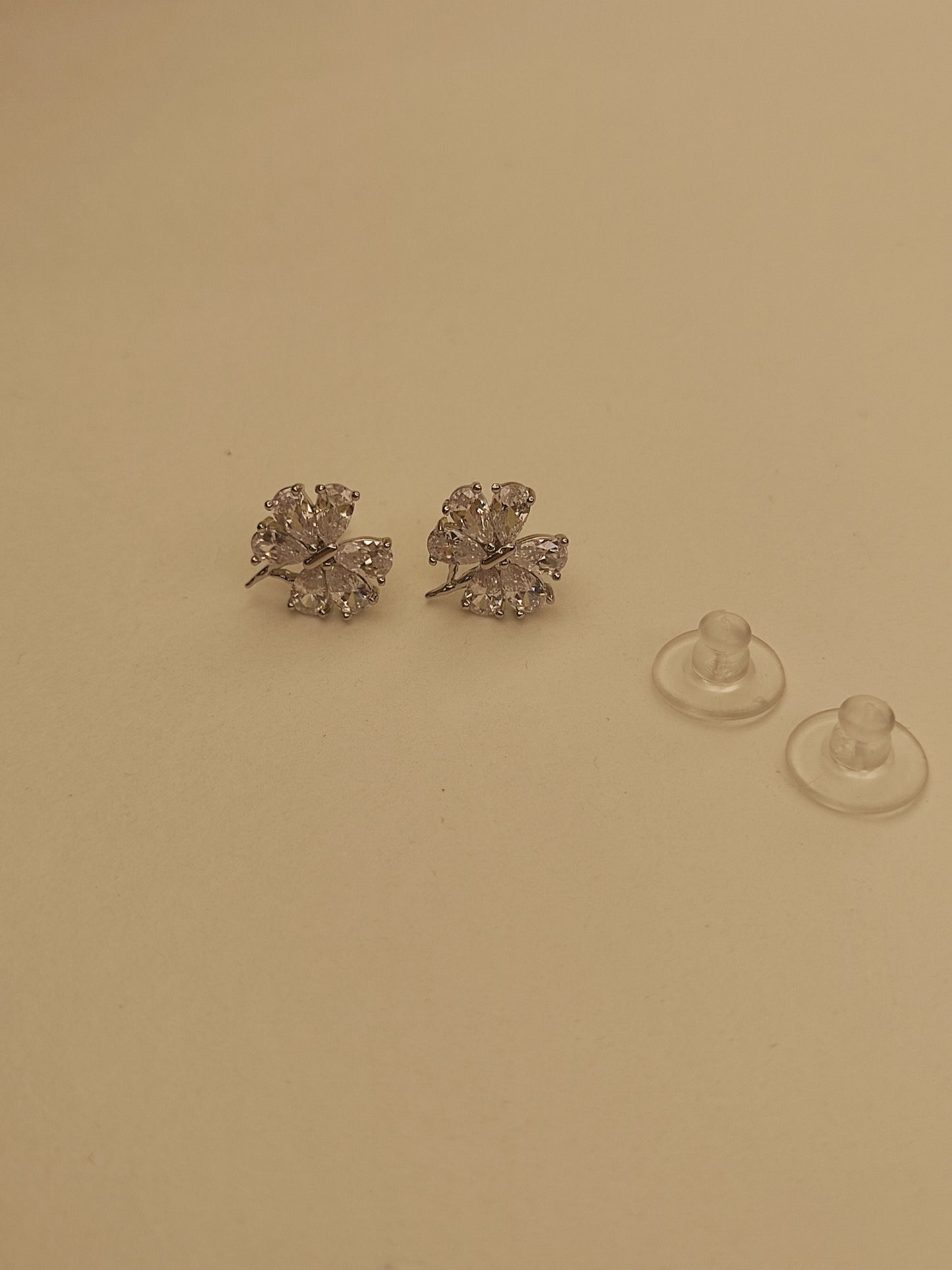 127 Silver Flower Studs