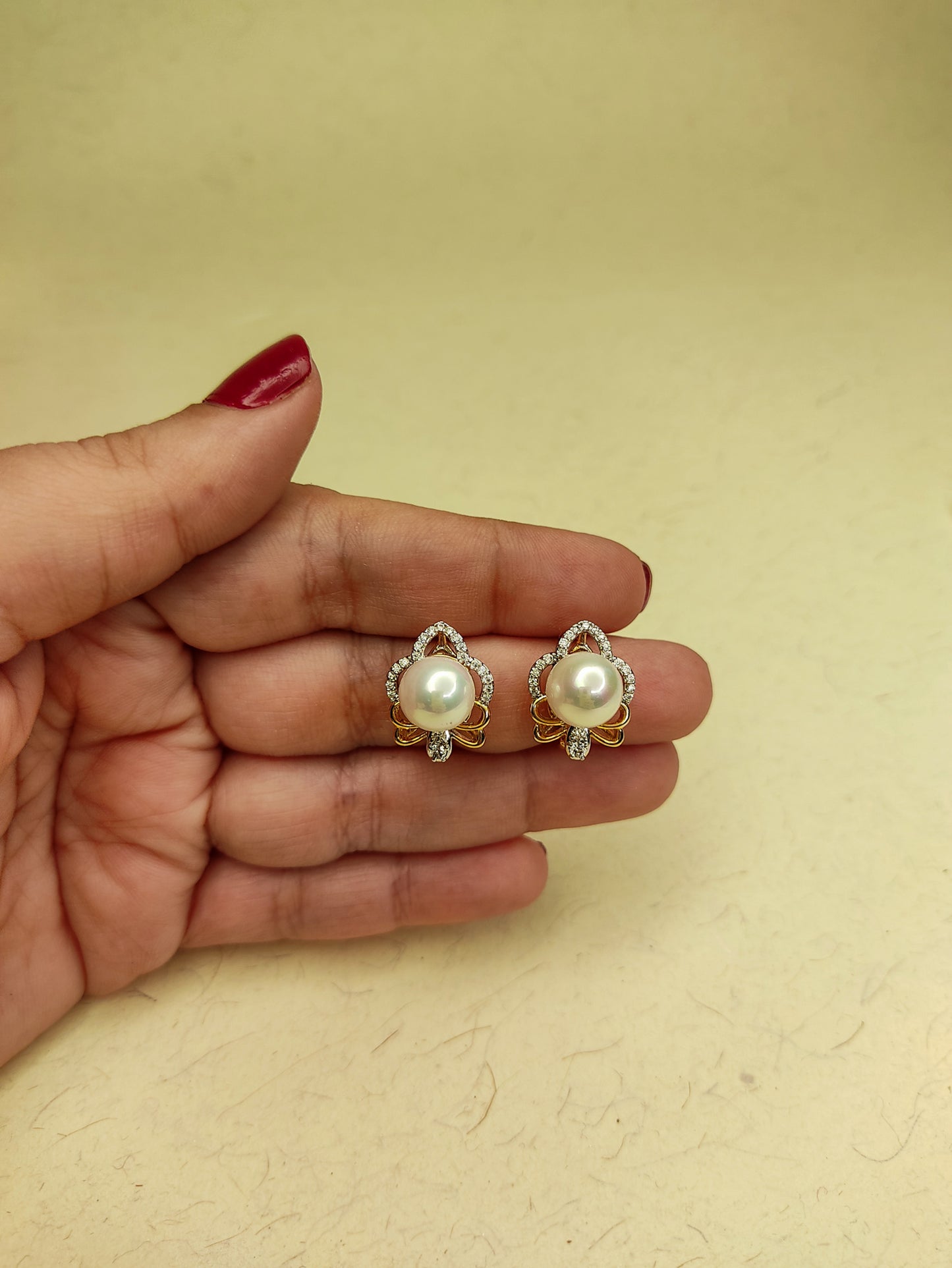 164 Gold Leaf Studs