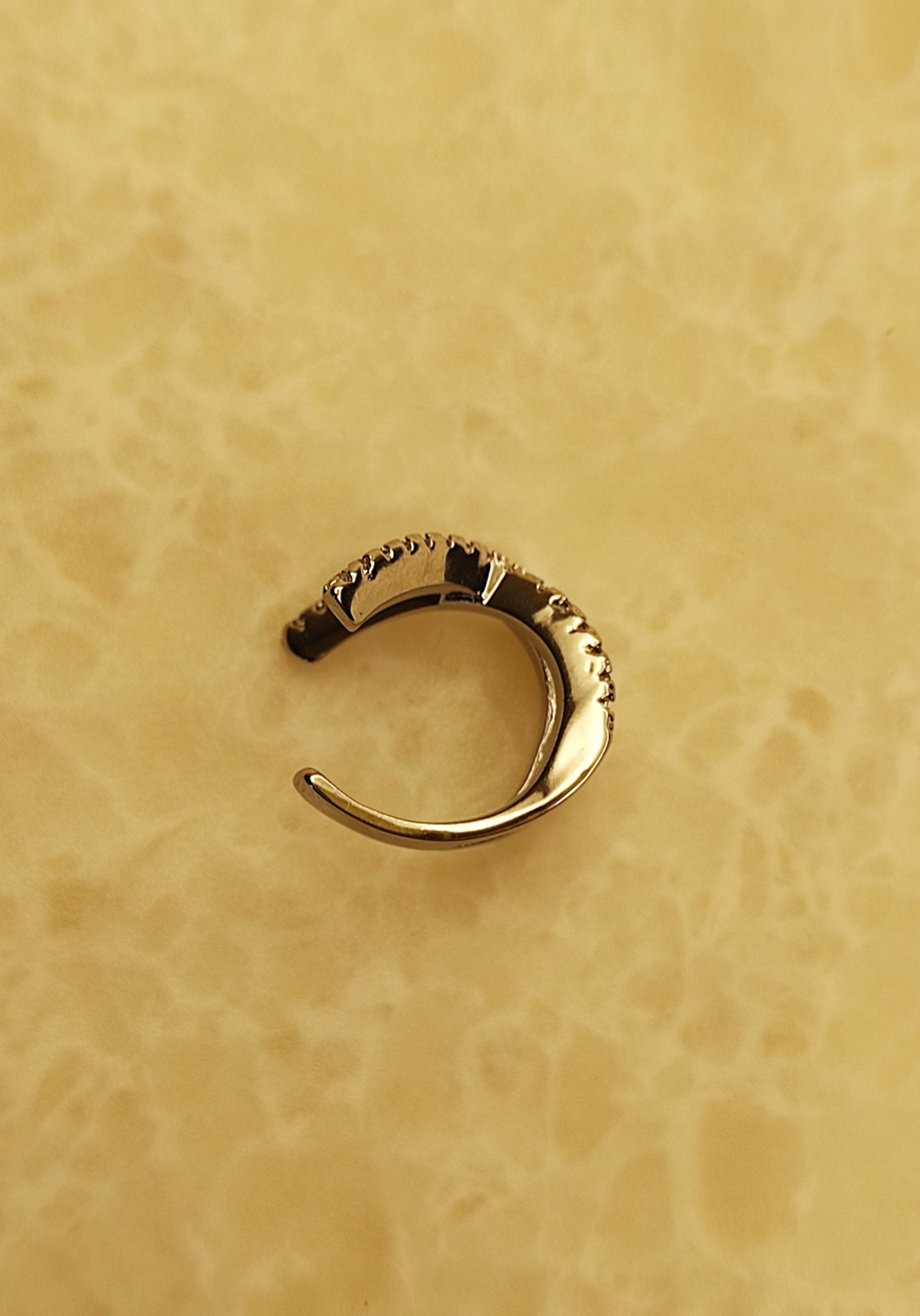 166 Silver Overlap Clip-On