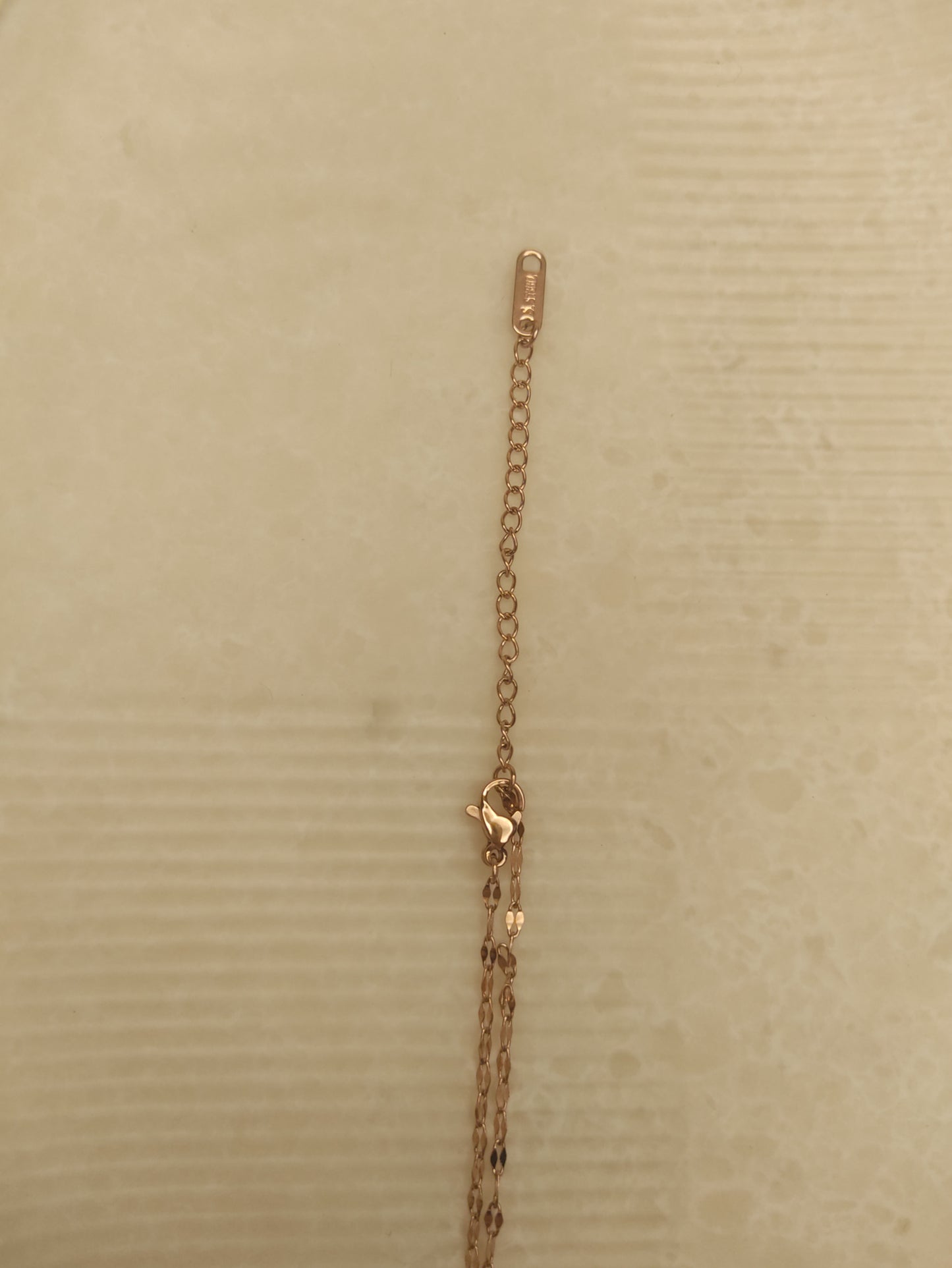 240 Rose Gold Clover Necklace