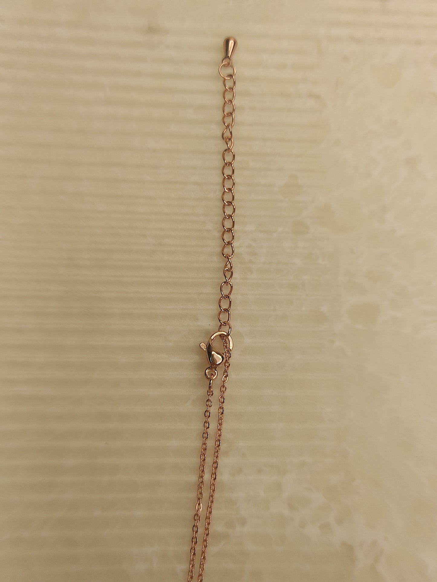 242 Rose Gold Stag Necklace