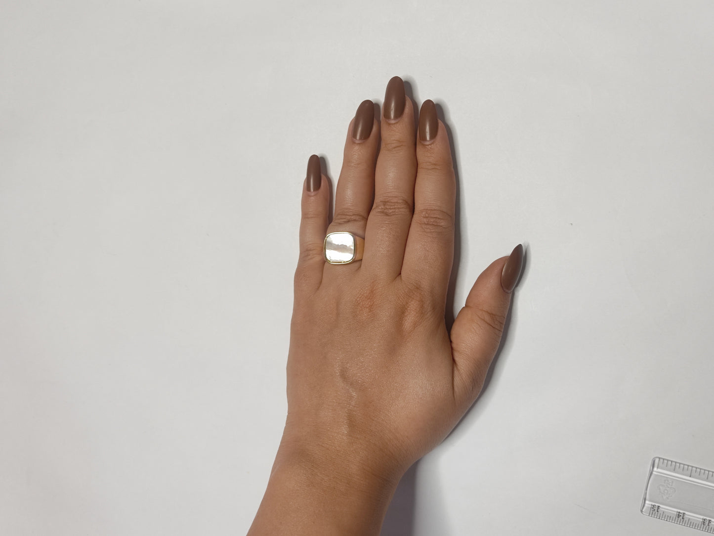 309 Pearl Signet Ring