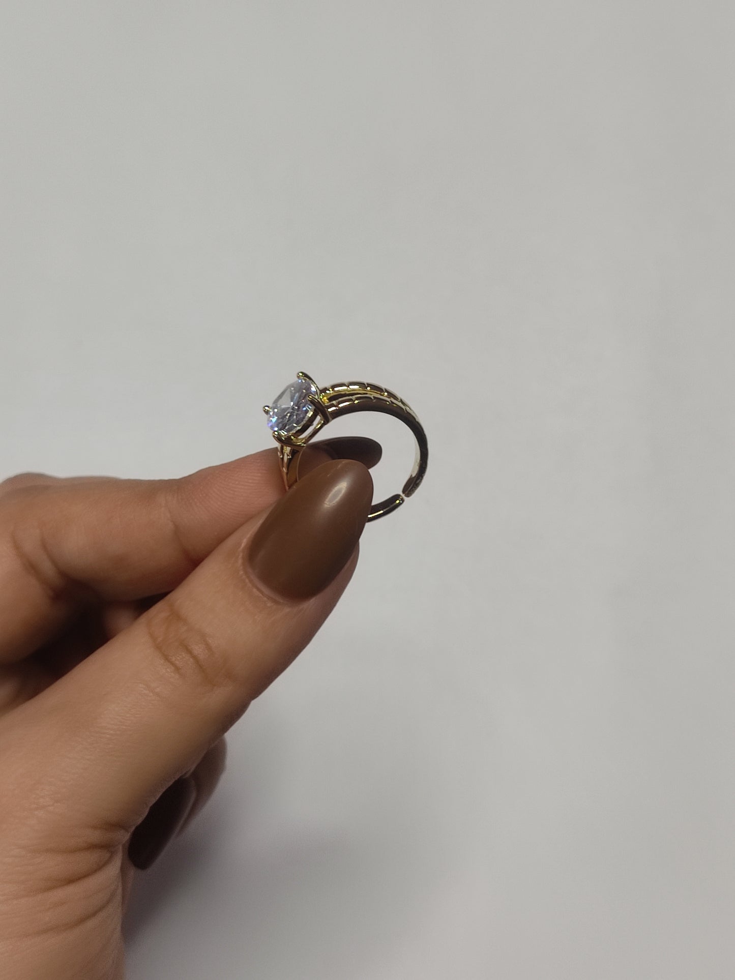 313 Gold Stack Ring