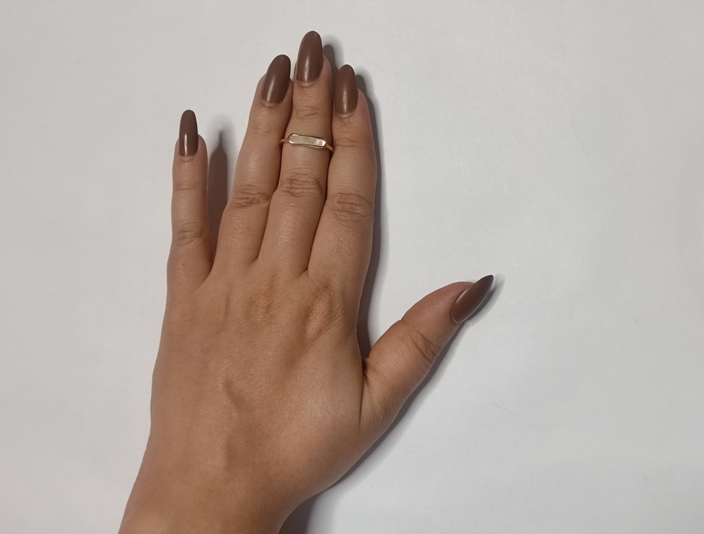 314 Gold Bar Ring
