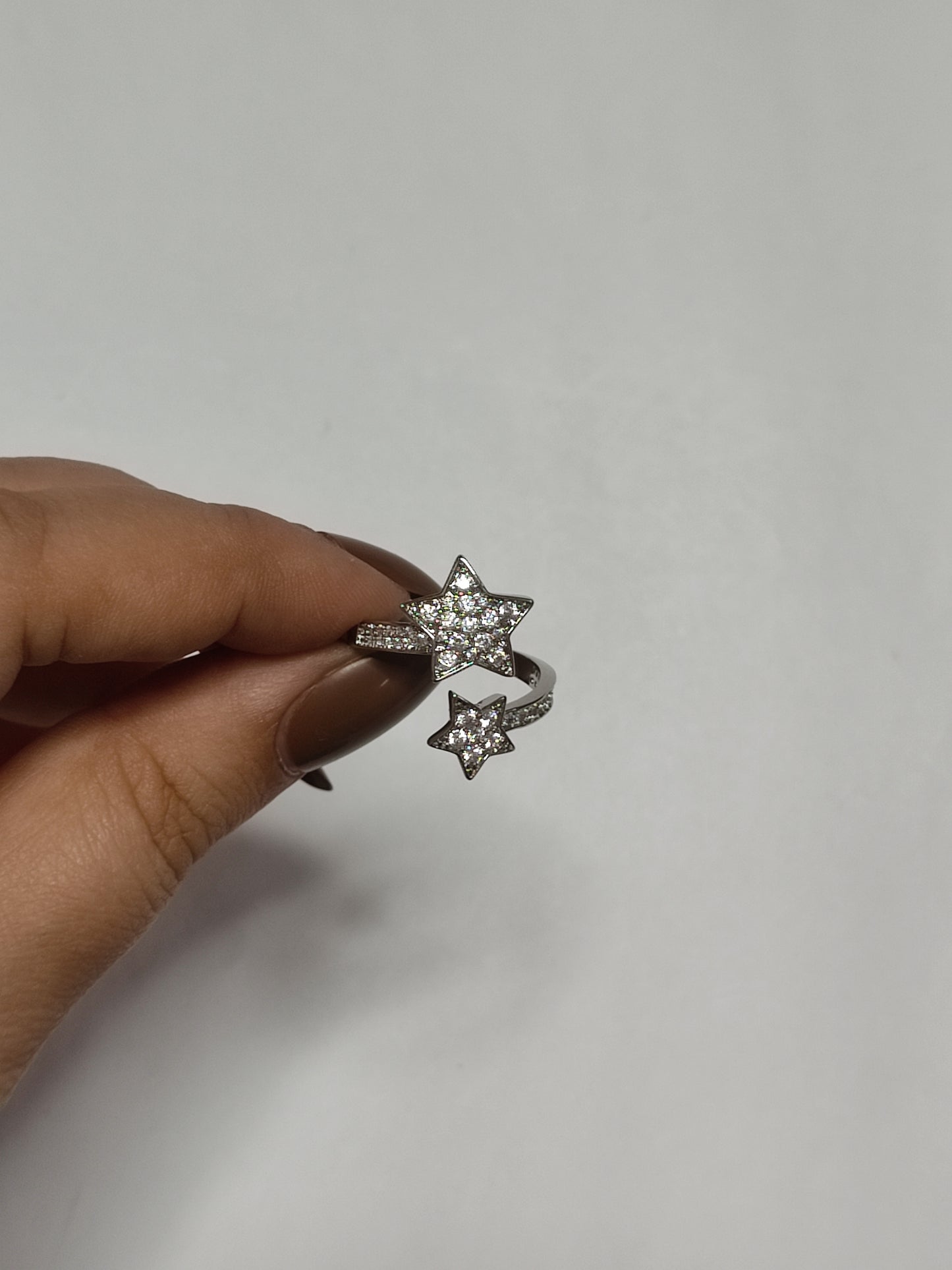 320 Star Wraparound Silver Ring