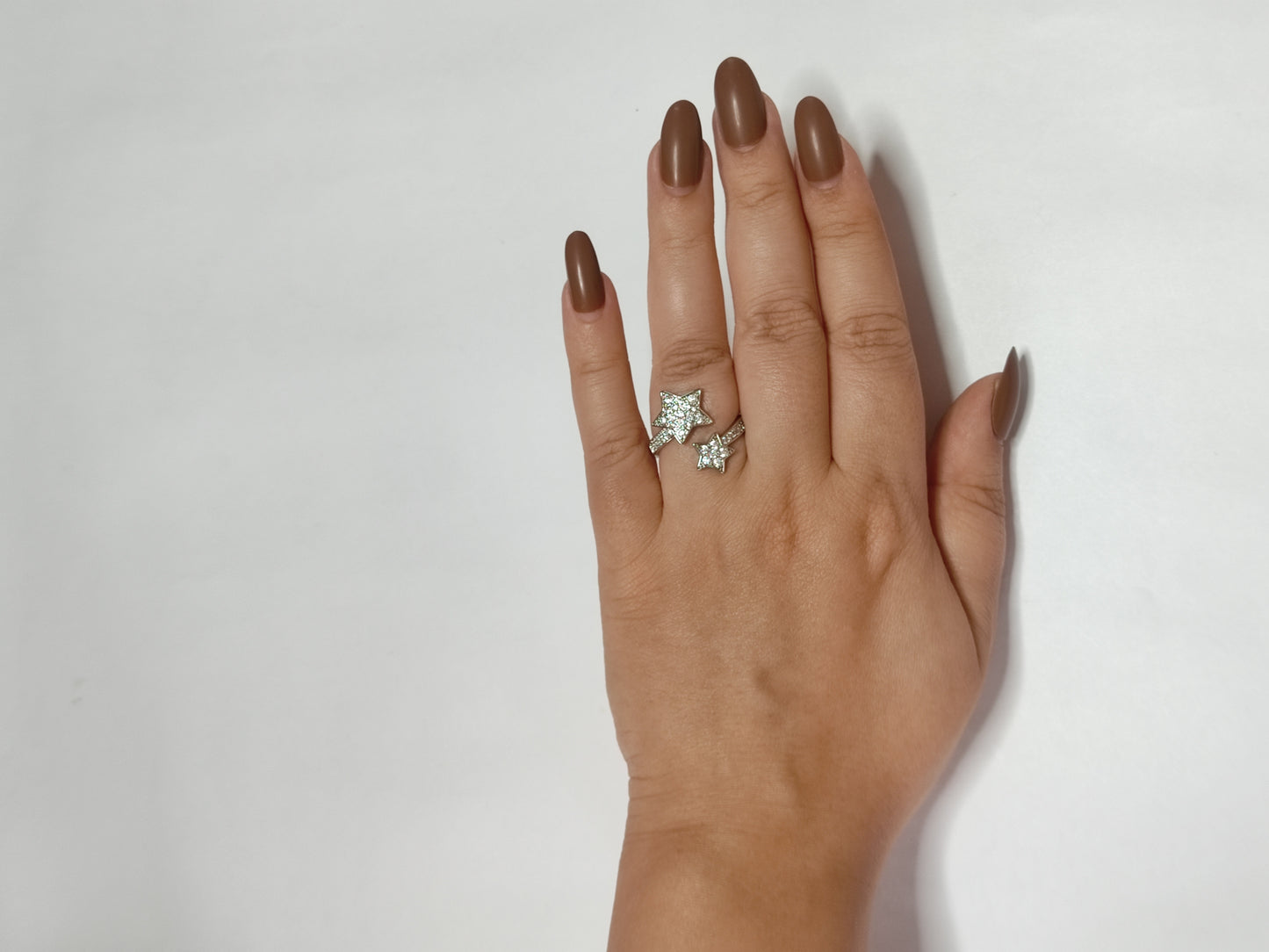 320 Star Wraparound Silver Ring
