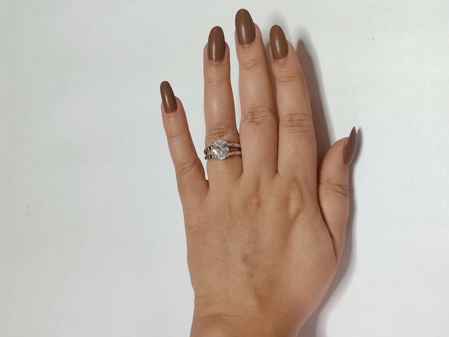 321 Silver Solitaire Ring