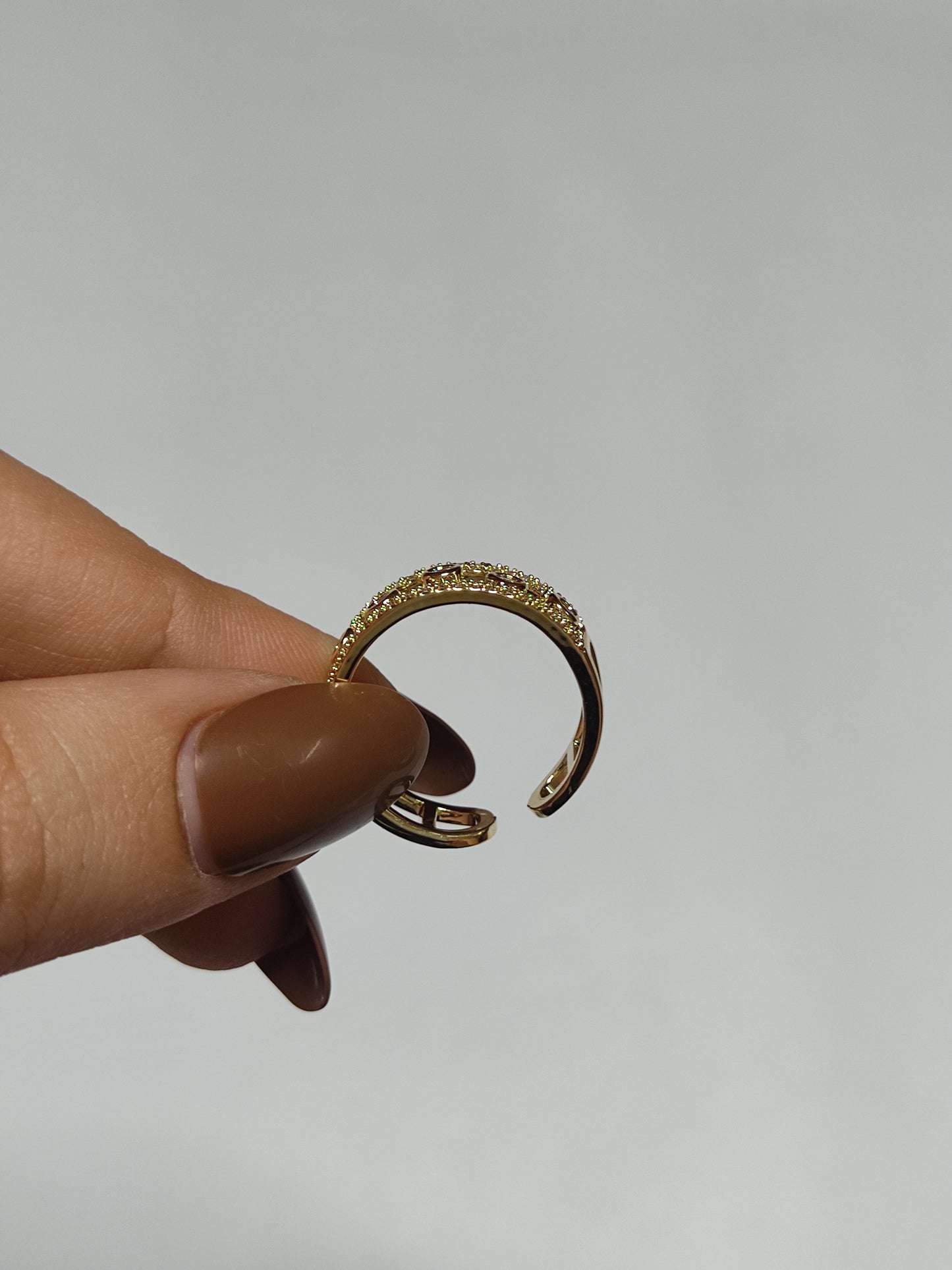 323 Gold Cocktail Ring