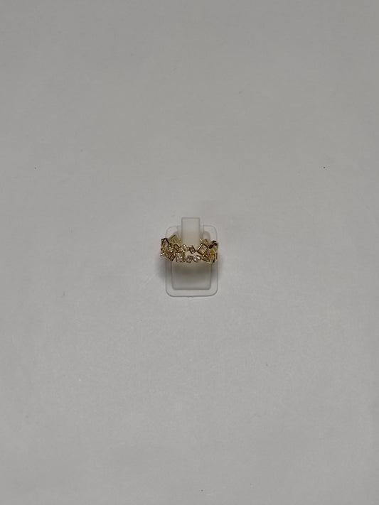 328 Gold Cluster Stack Band