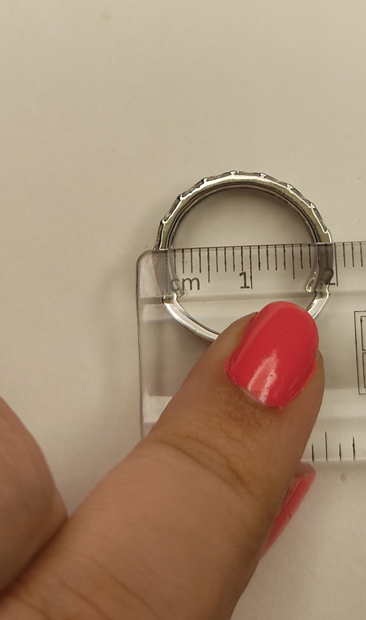 003 Silver Floral Band.