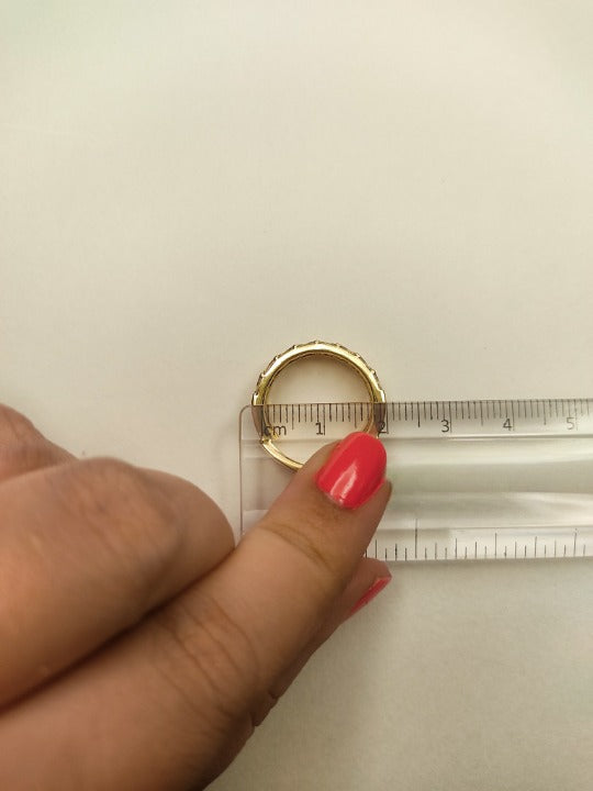 004 Gold Floral Band.