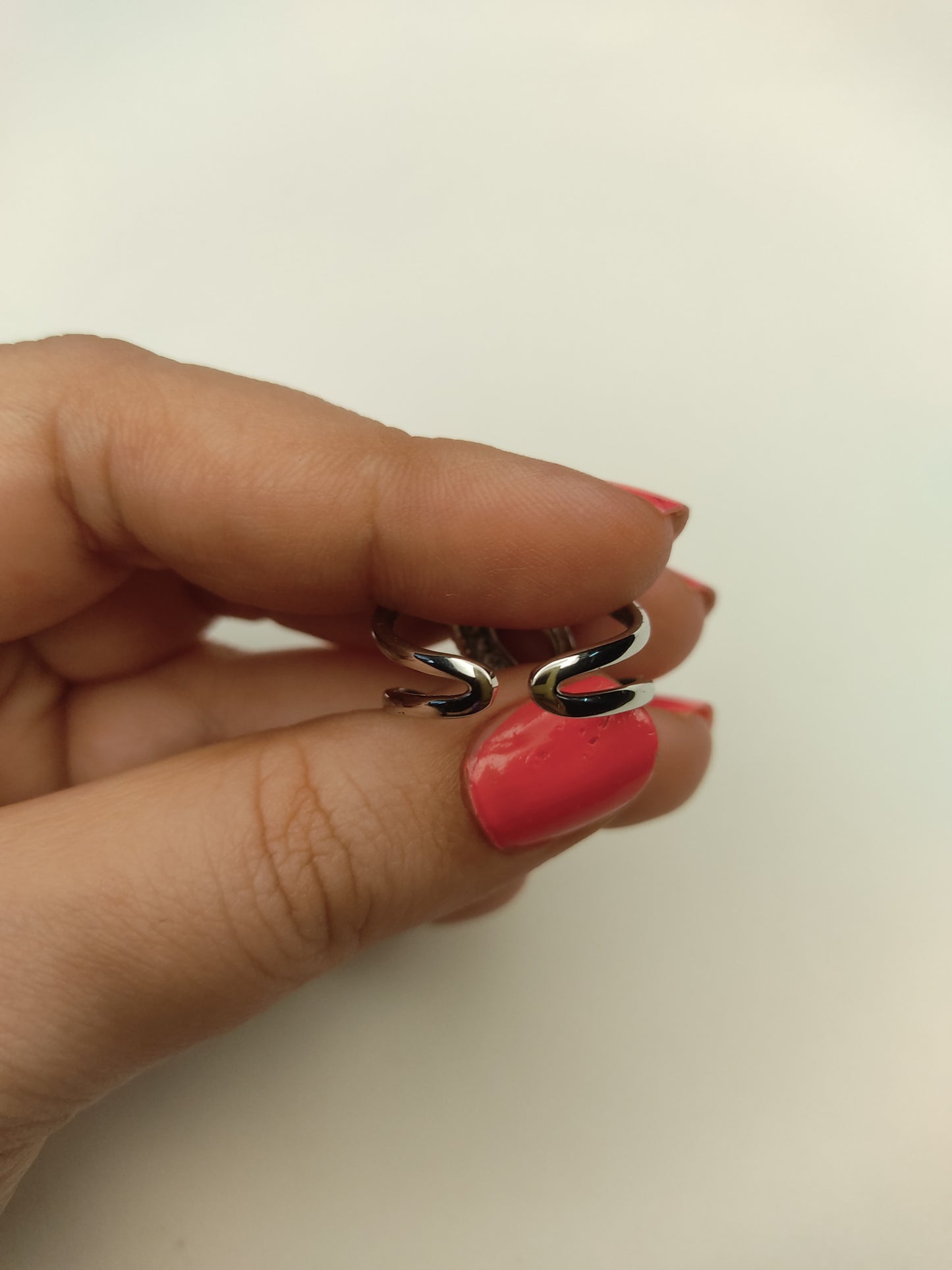 007 Silver Curve Ring