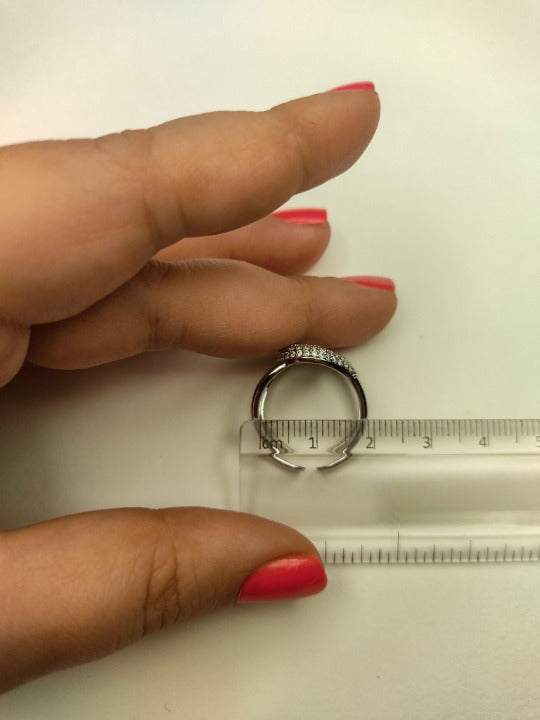 007 Silver Curve Ring