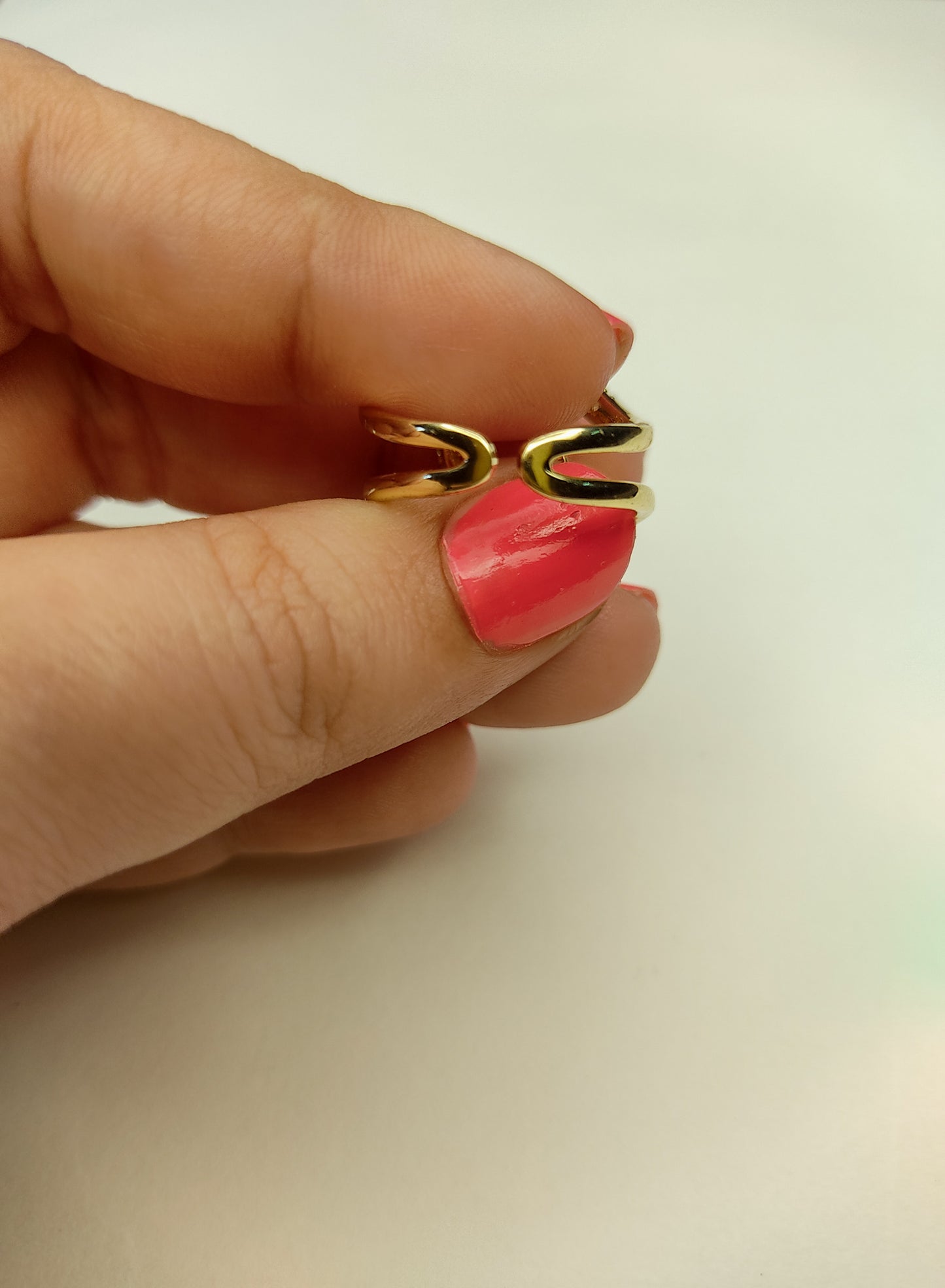 008 Gold Curve Ring