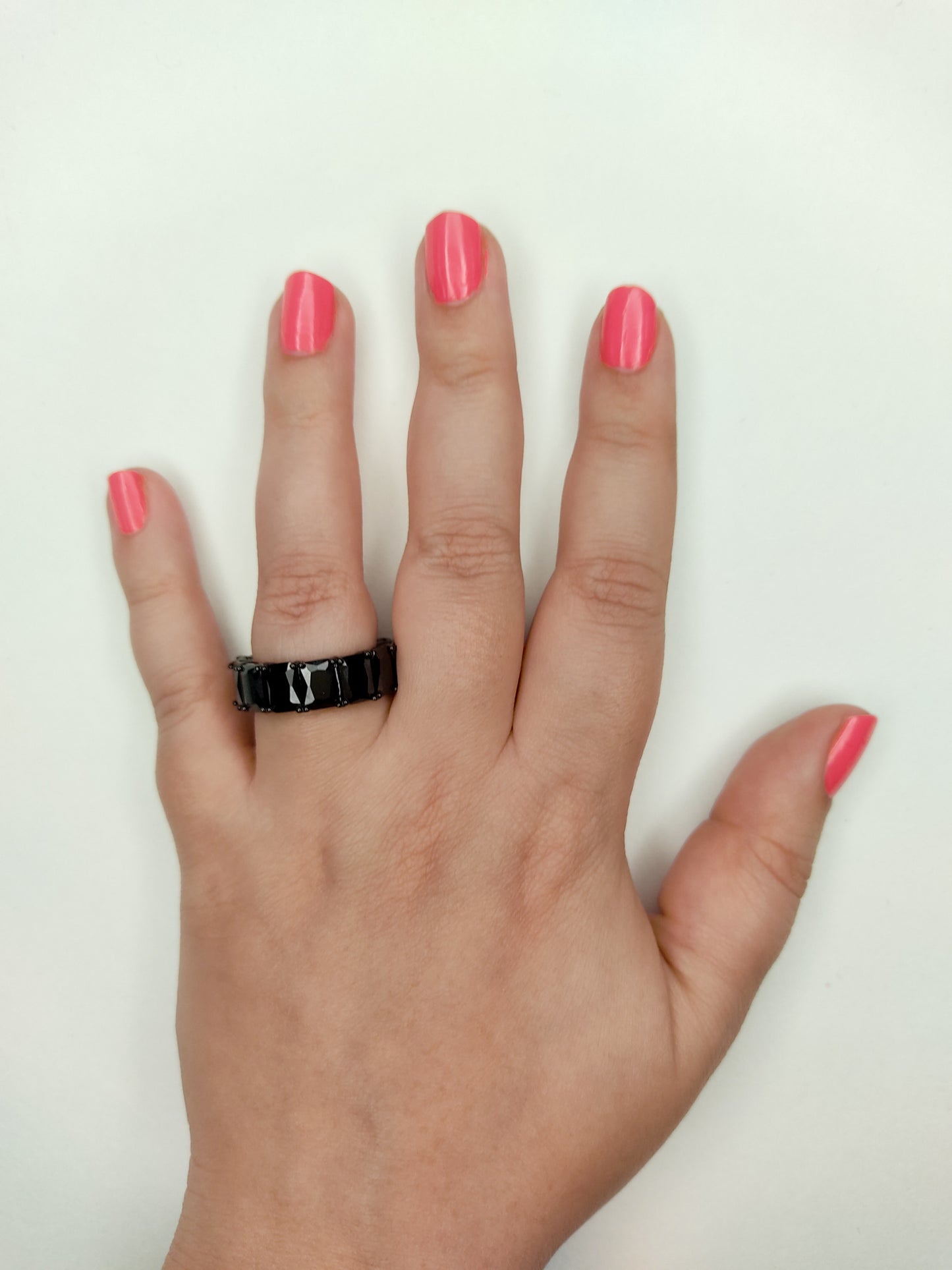 015 Black Rhodium Stone Band.