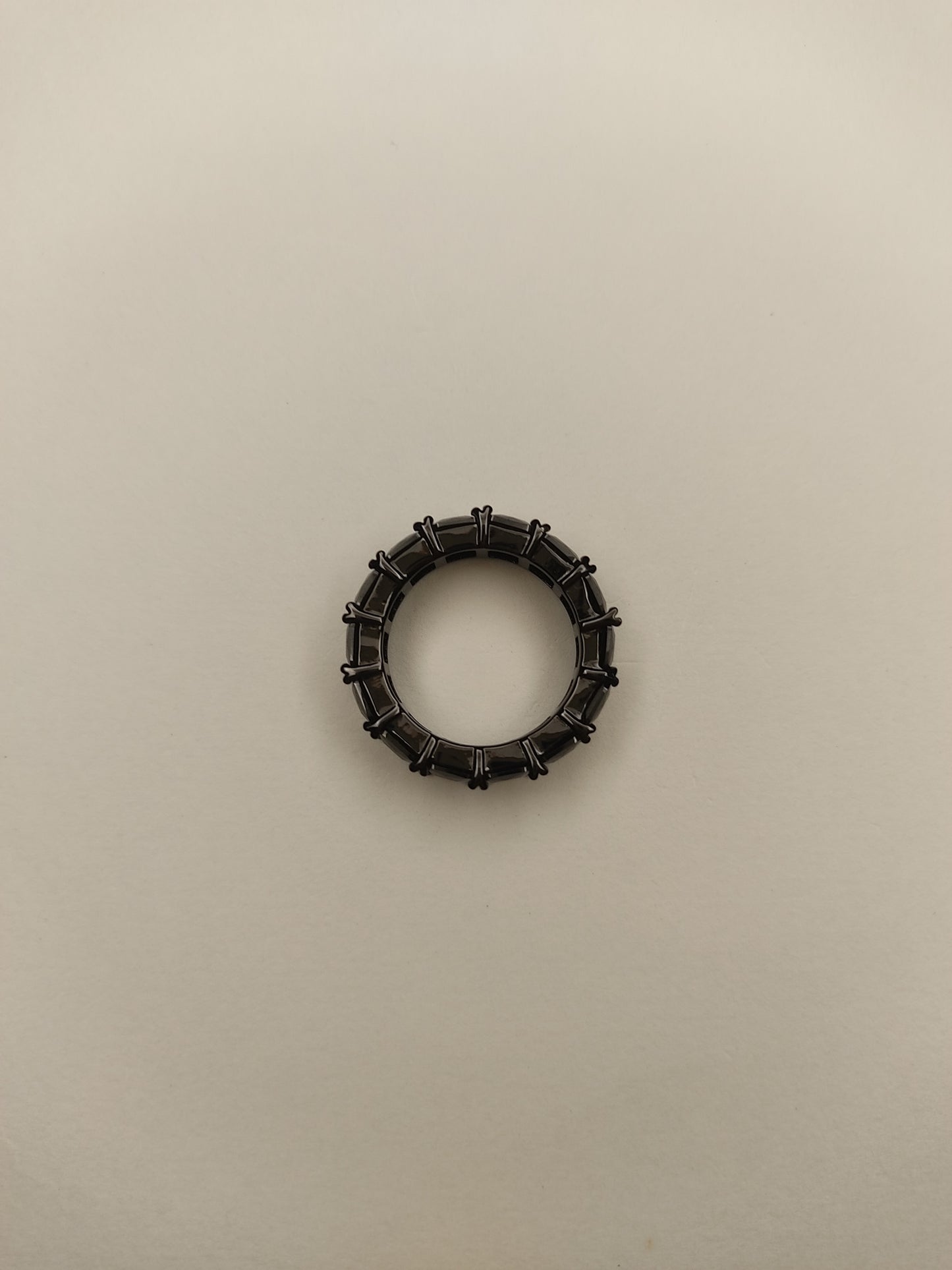 015 Black Rhodium Stone Band.