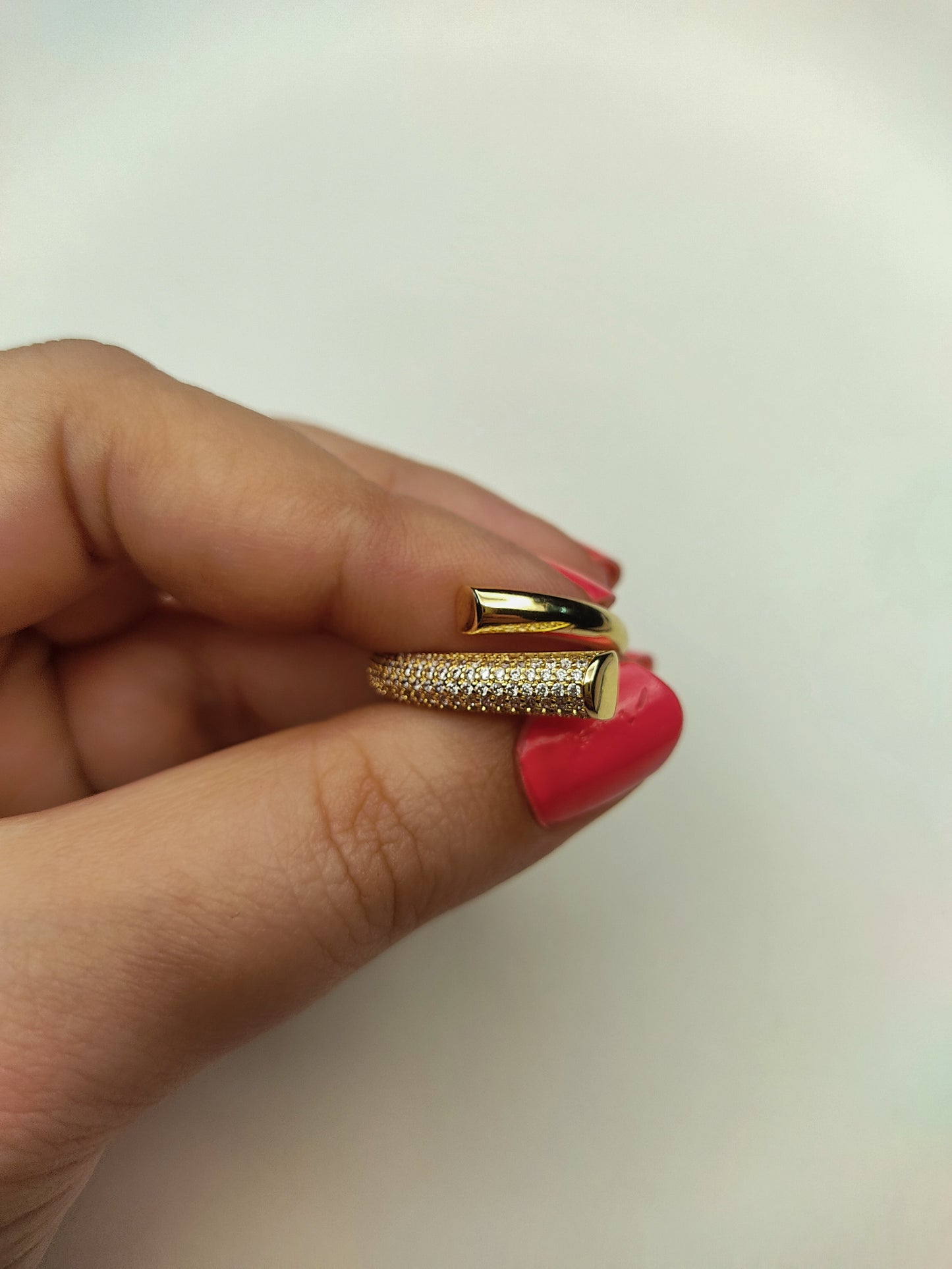 016 Gold Wraparound Ring