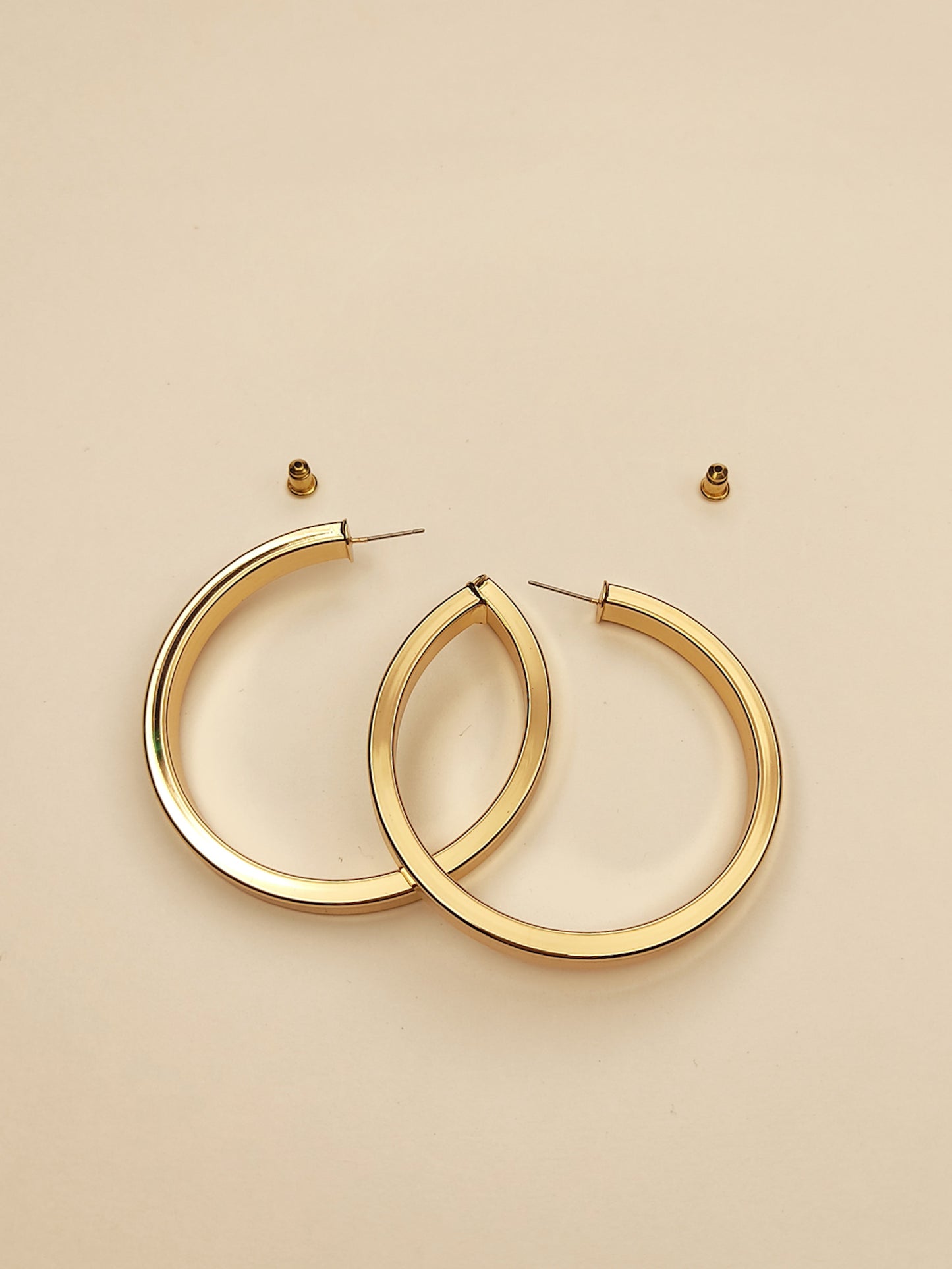 021 Large Classic Gold Hoops