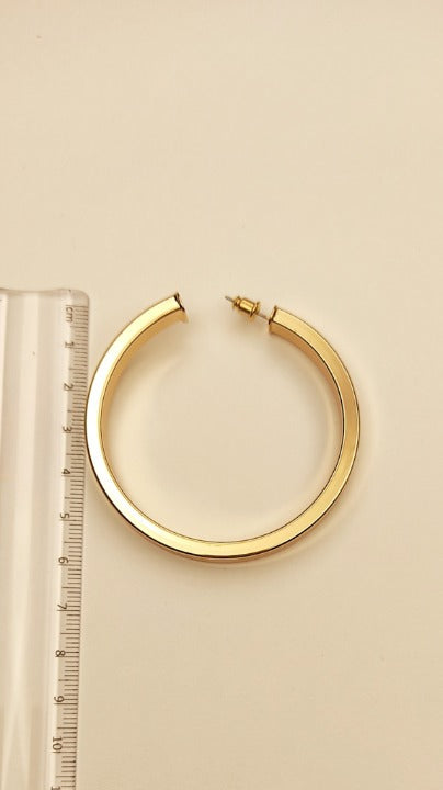021 Large Classic Gold Hoops