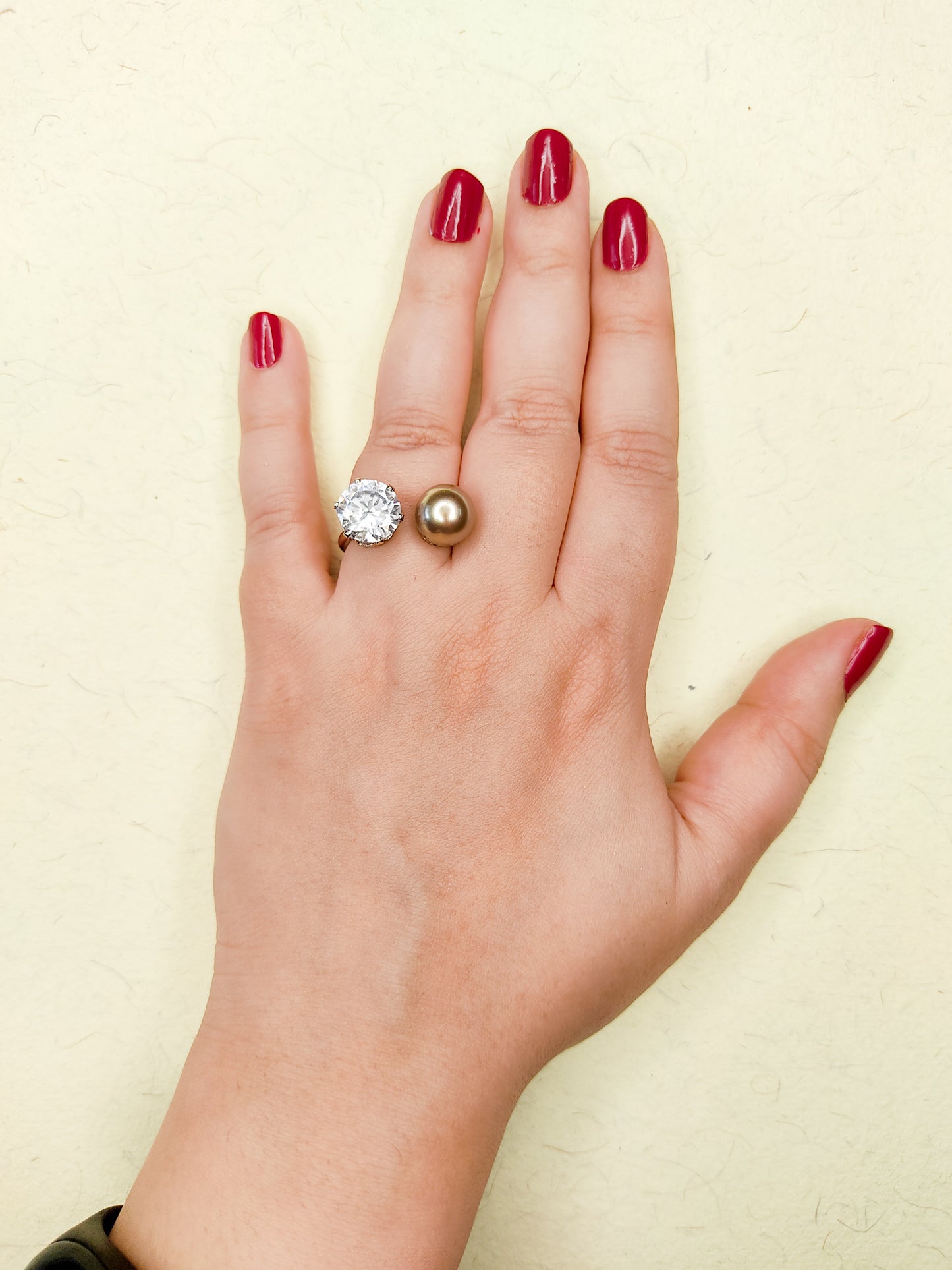 044 Silver Chunky Ring