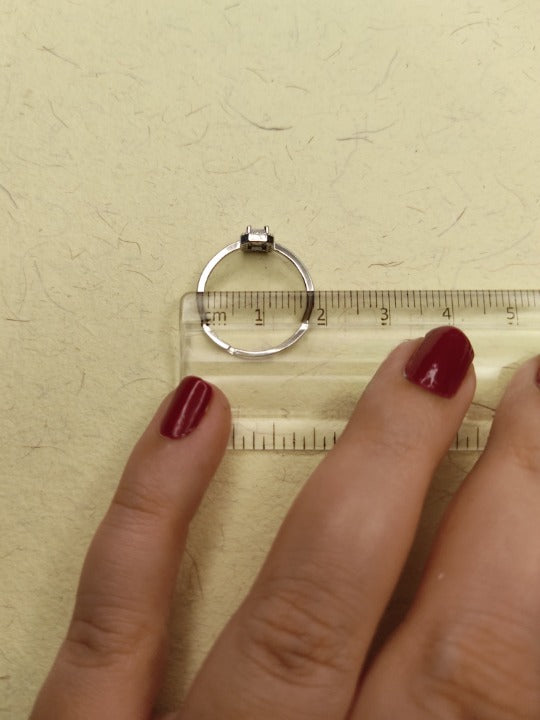051 Silver Dainty Ring
