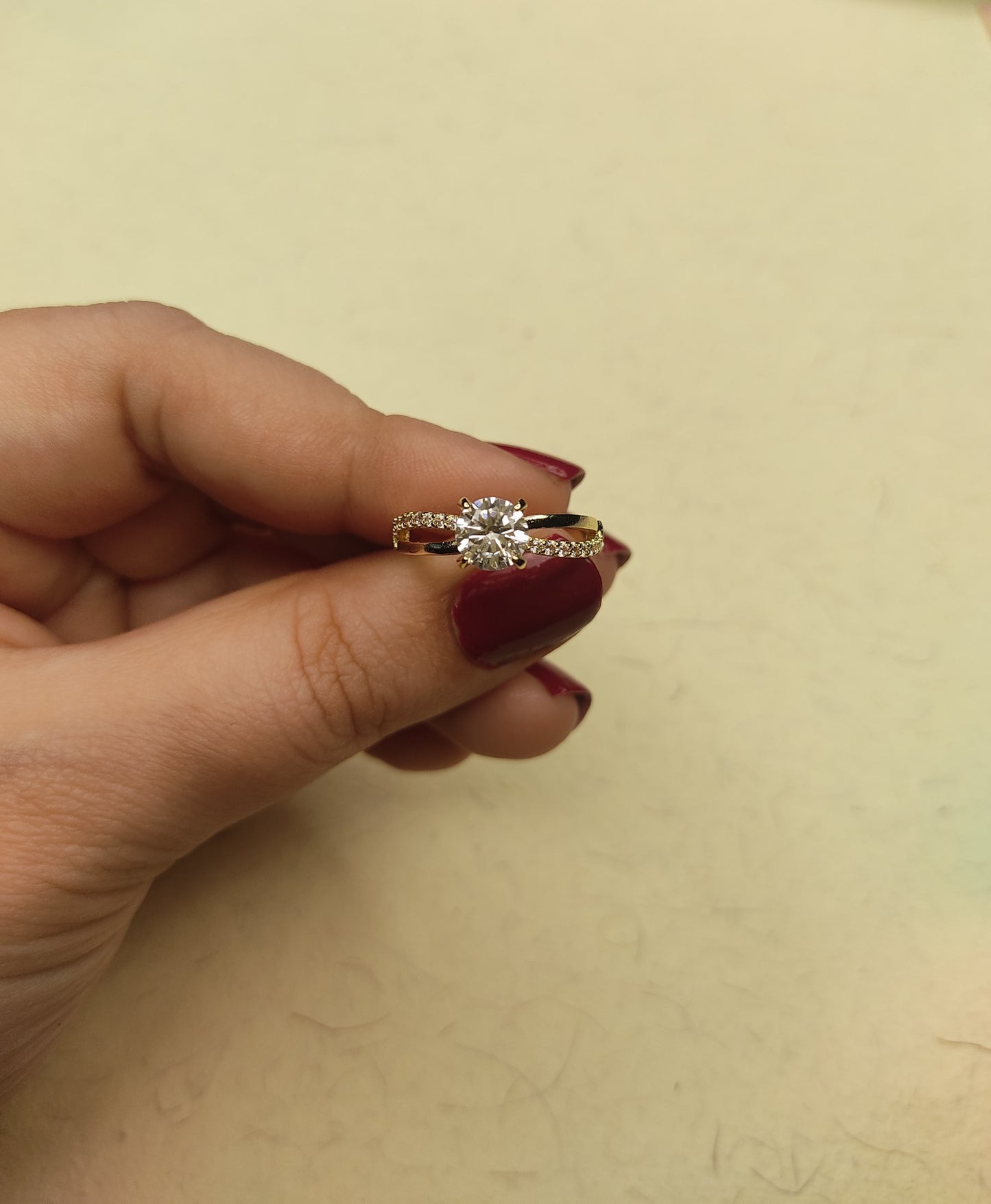 057 Gold Cocktail Ring