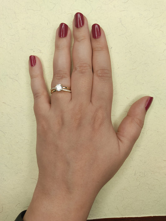 057 Gold Cocktail Ring