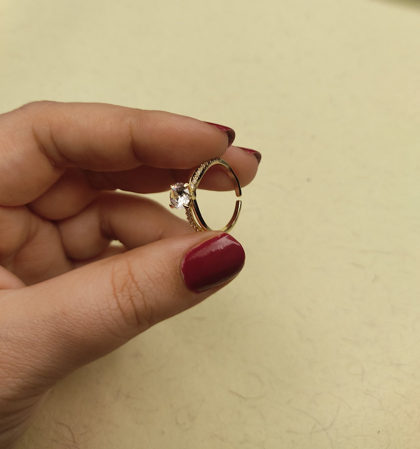 057 Gold Cocktail Ring
