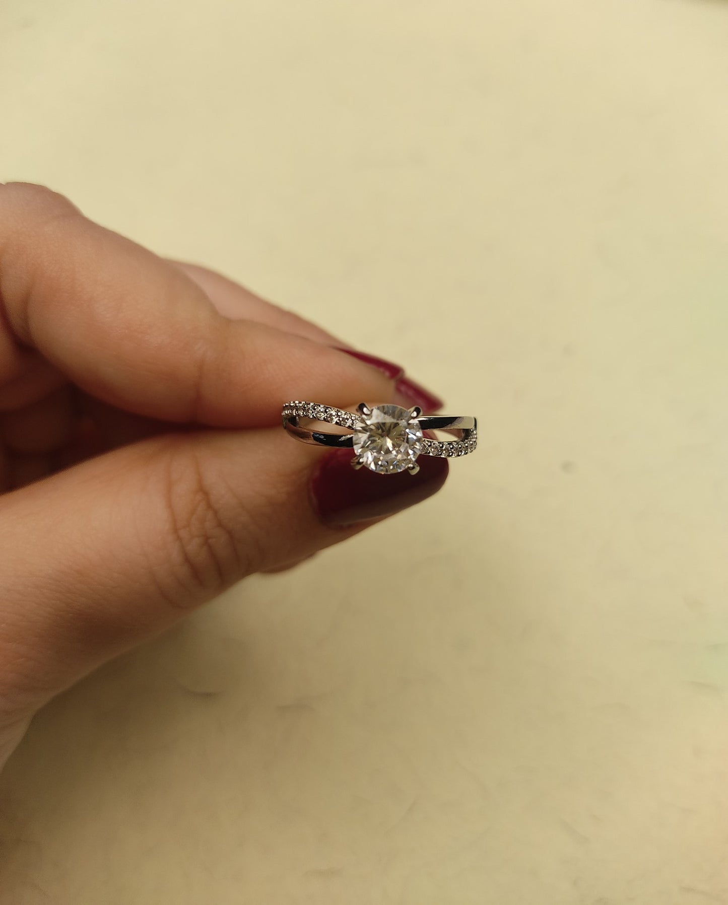 058 Silver Cocktail Ring