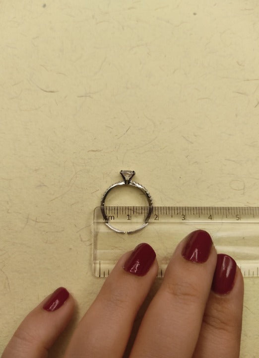 058 Silver Cocktail Ring