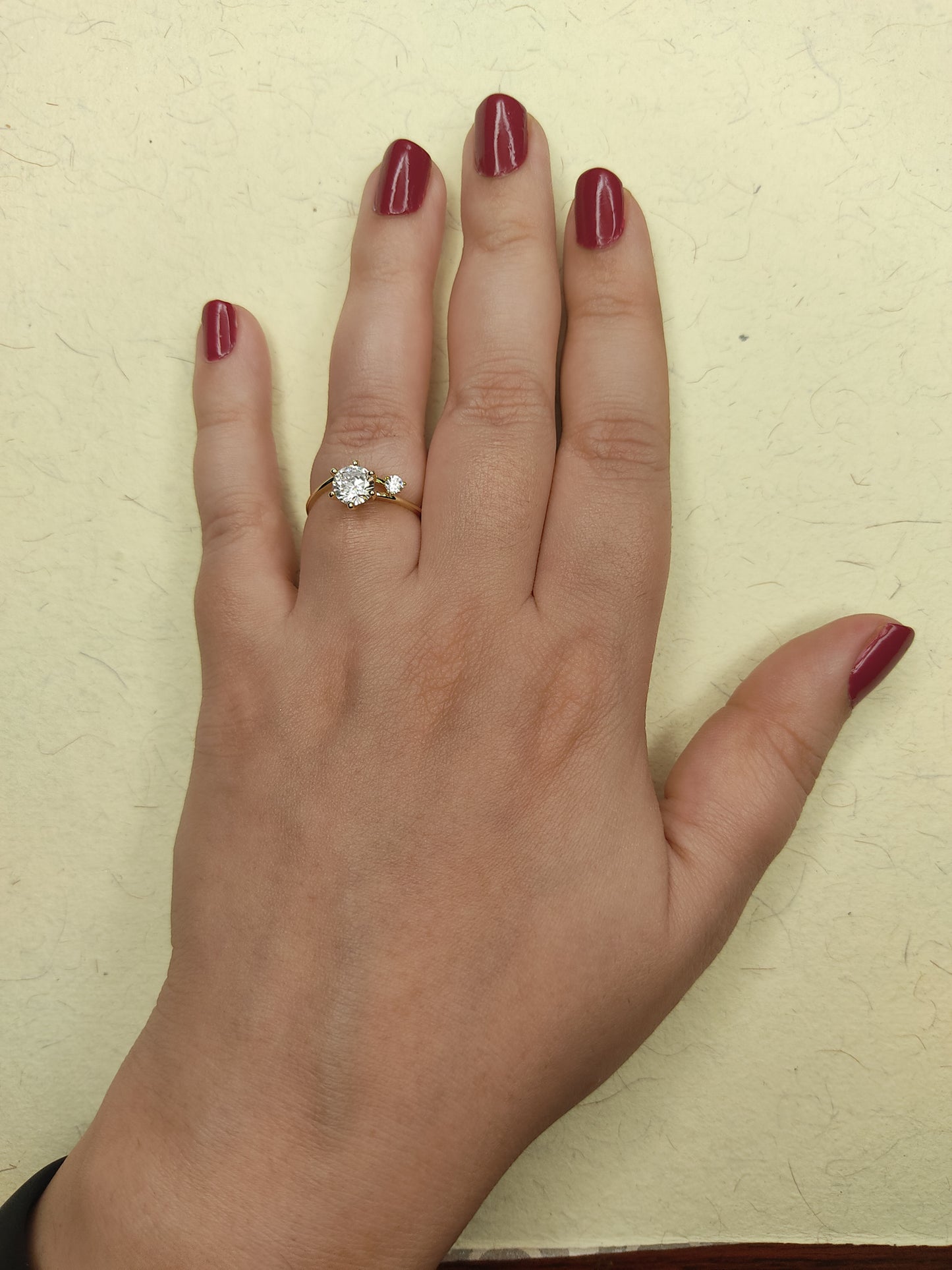 059 Silver Dainty Overlap Ring
