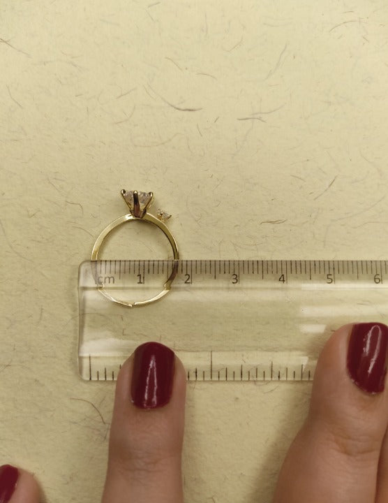 059 Silver Dainty Overlap Ring