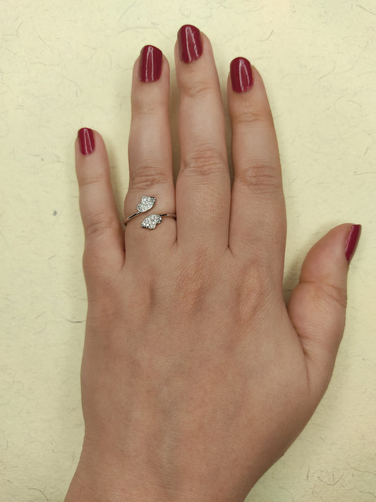 063 Silver Cloud Wraparound Ring