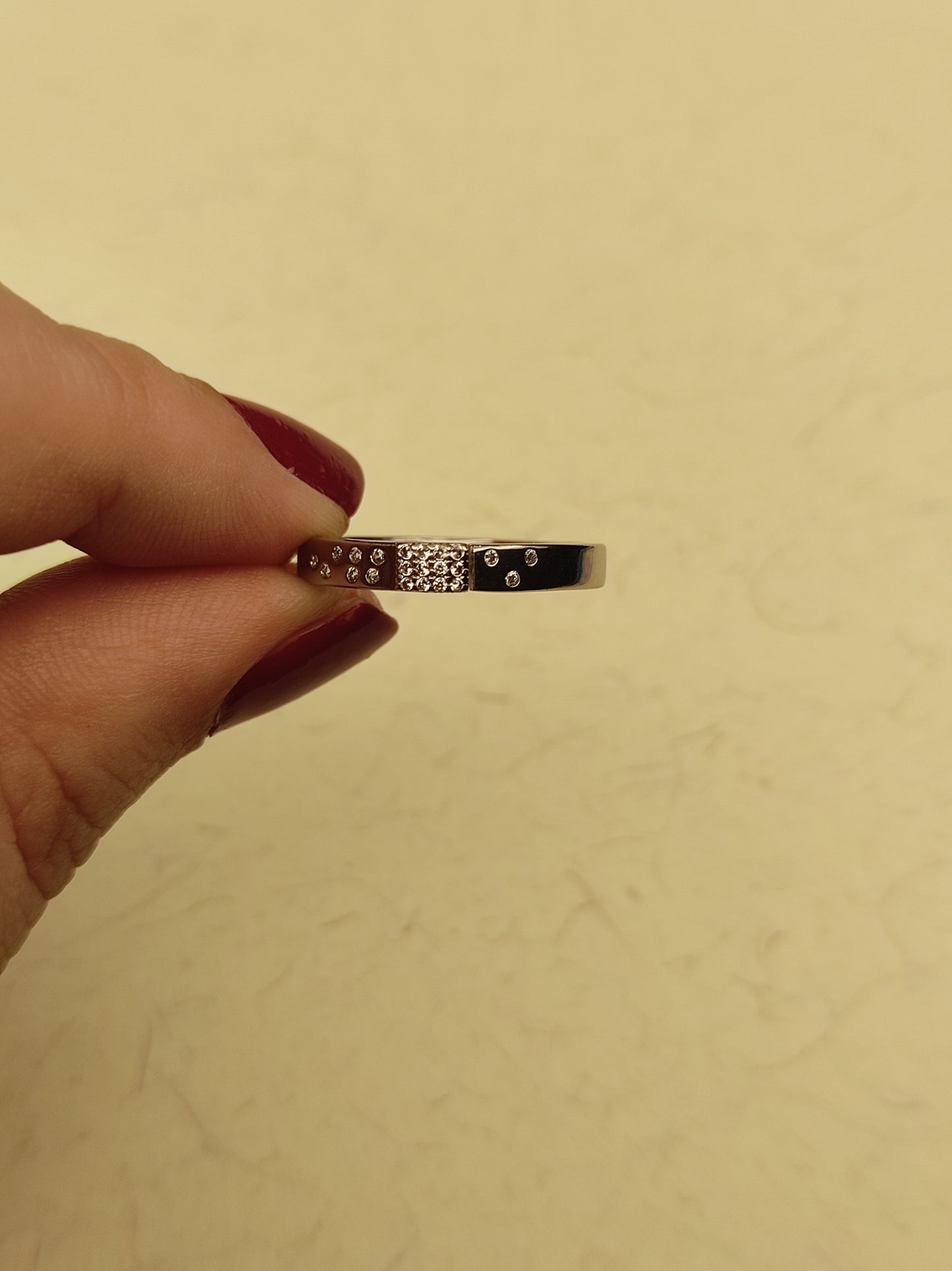 080 Silver Minimalist Band