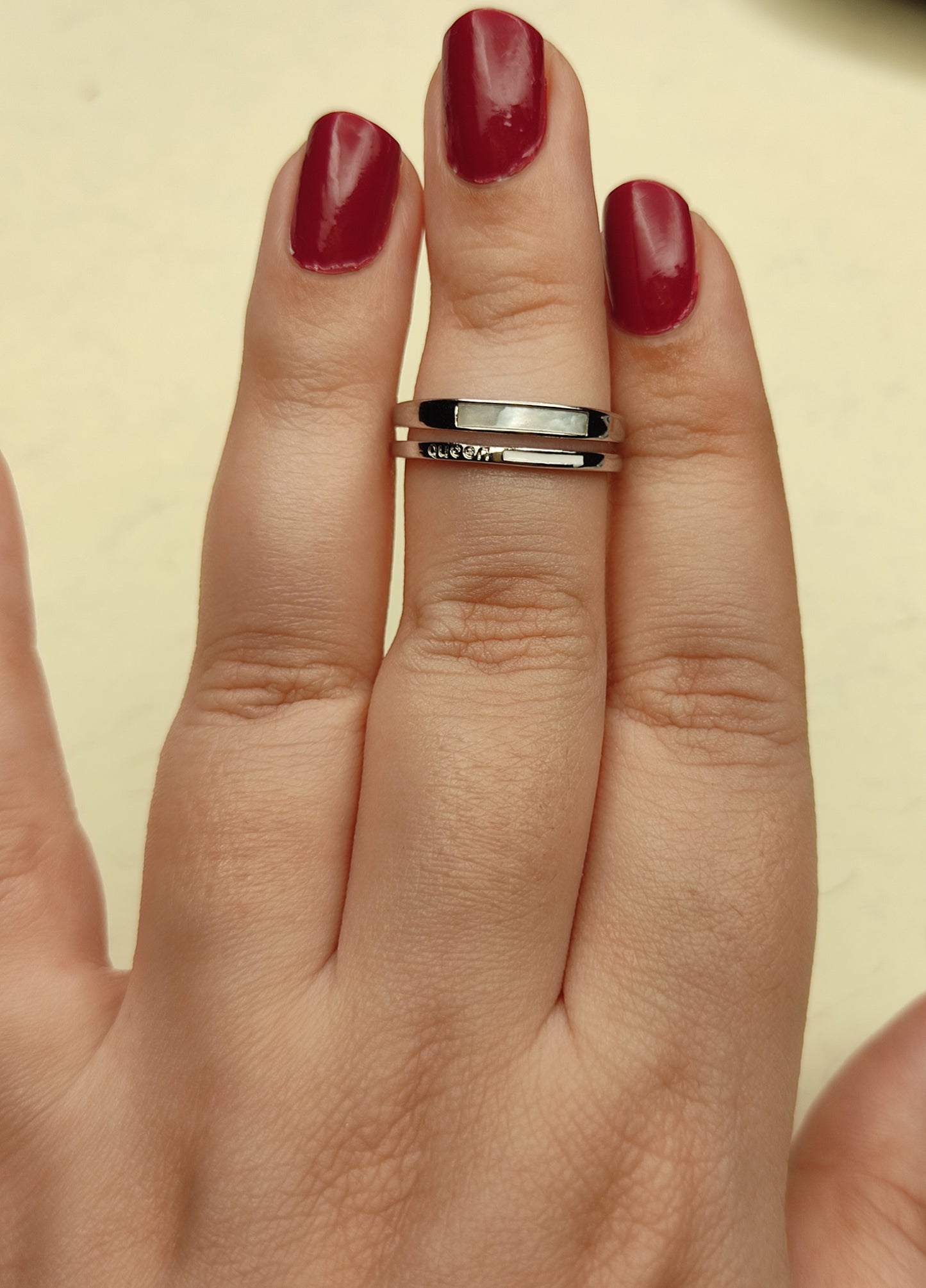 093 Silver Minimalist Stack Ring