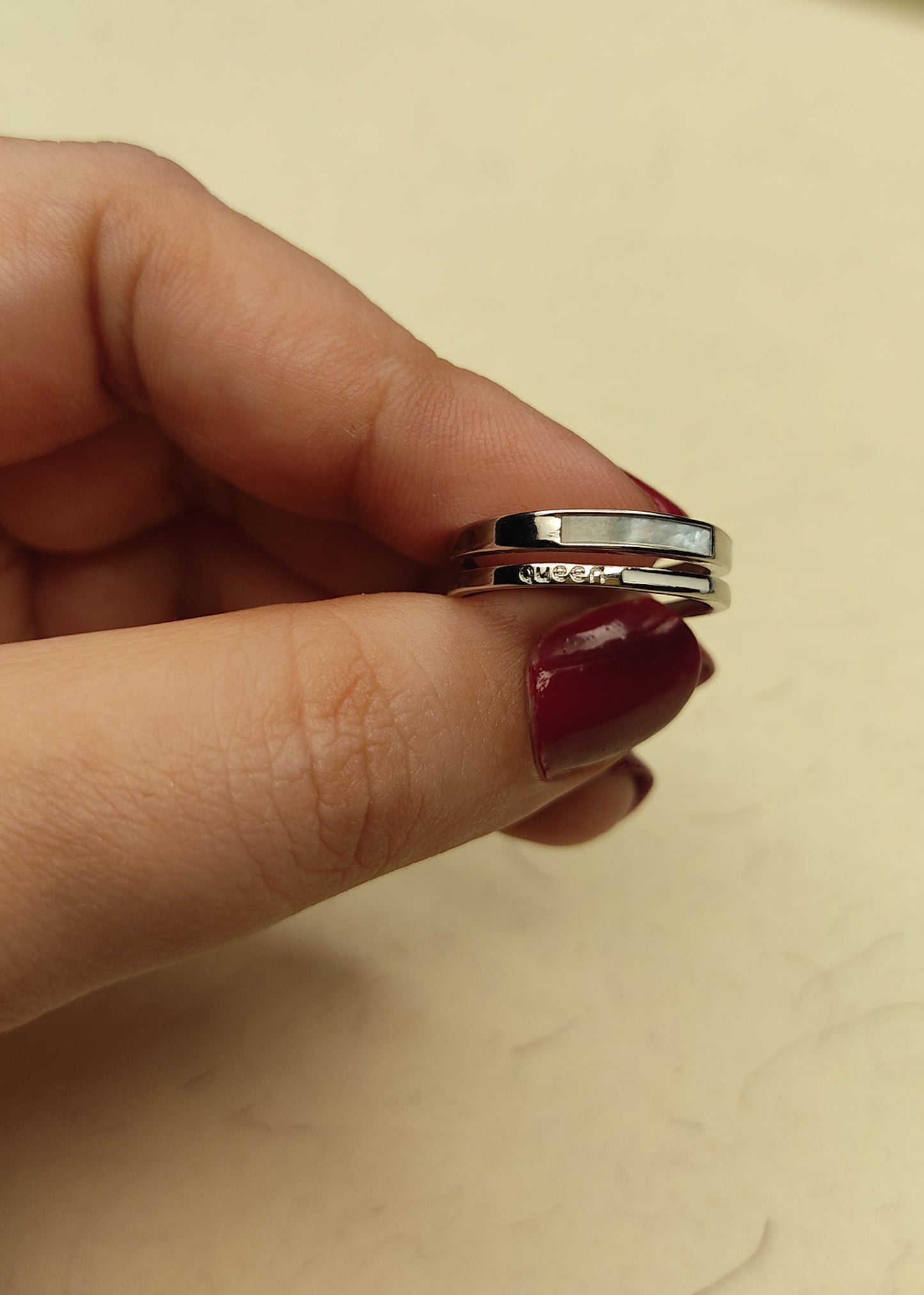 093 Silver Minimalist Stack Ring