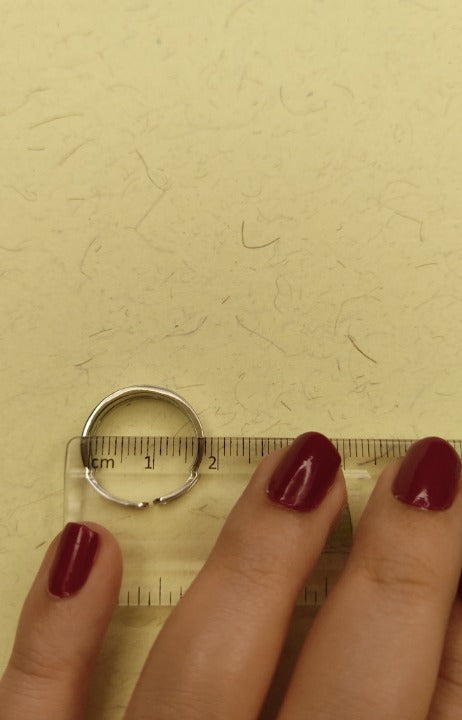 093 Silver Minimalist Stack Ring