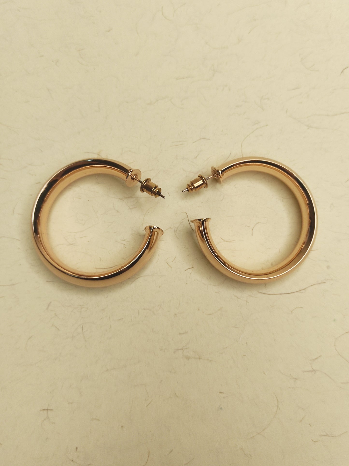 107 Small Gold Thick Hoops