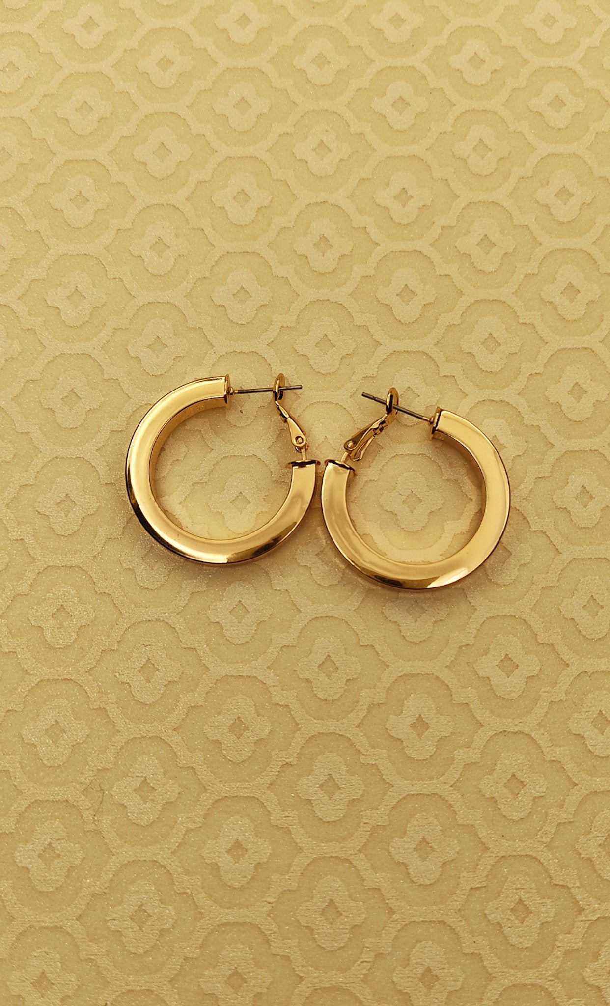 108 Gold Small Hoops