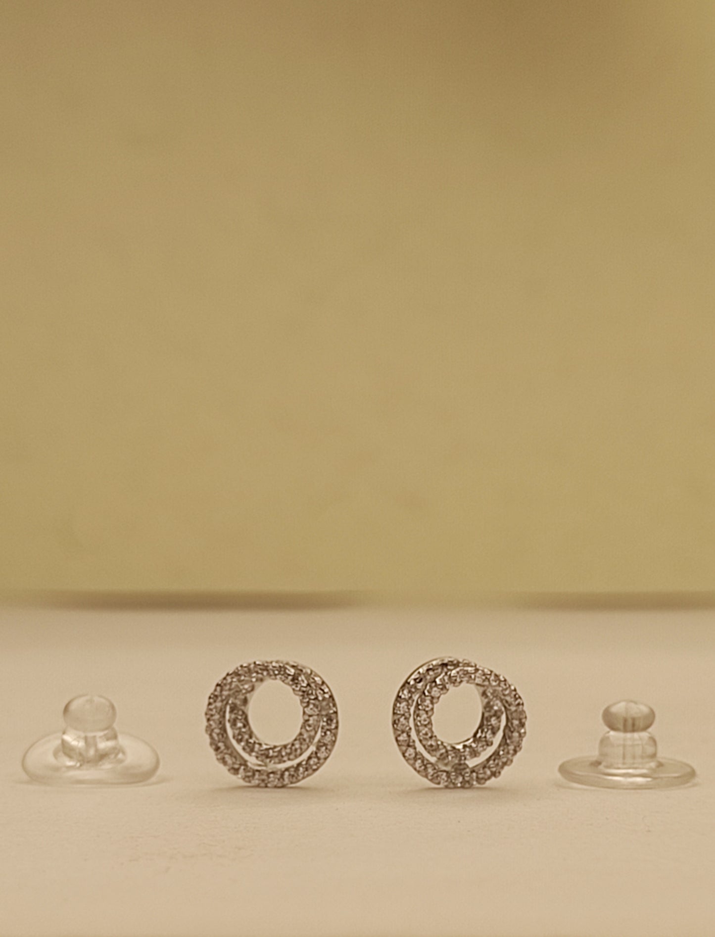 119 Silver Loop Studs