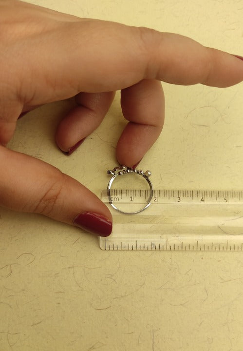 150 Silver Flower - Leaf Wraparound Ring