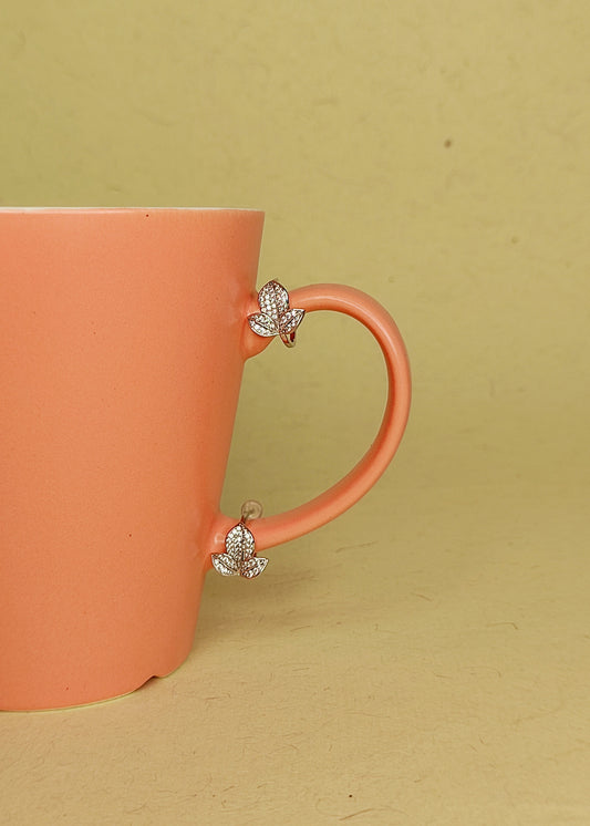 163 Silver Leaf Studs