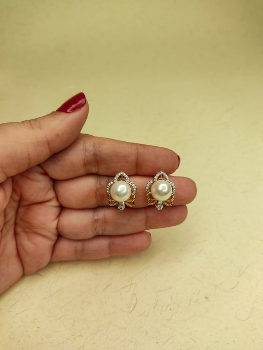 164 Gold Leaf Studs