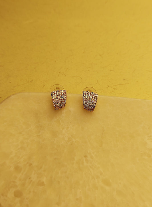 167 Rose Gold Huggies Studs