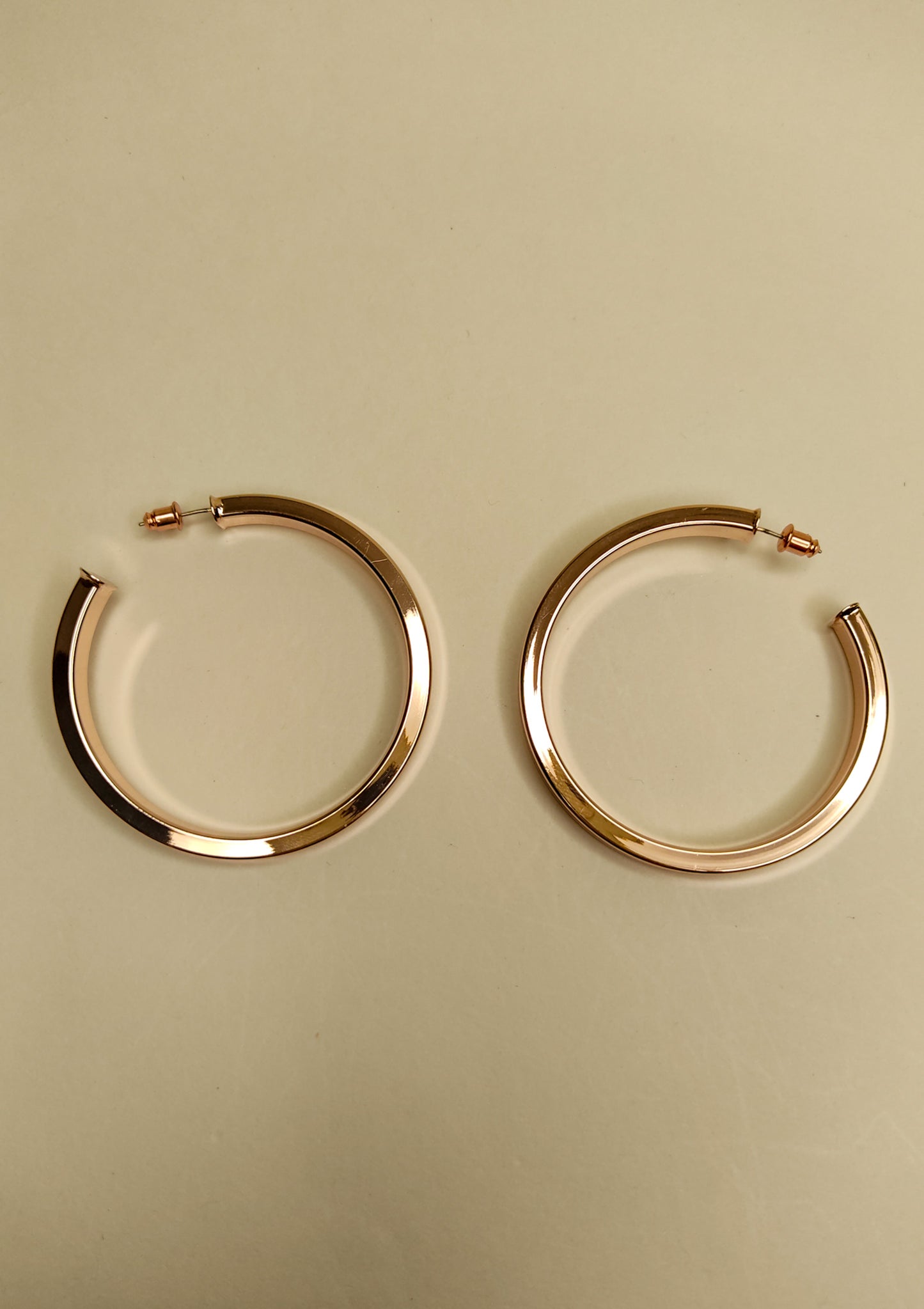 184 Rose Gold Spherical Hoops