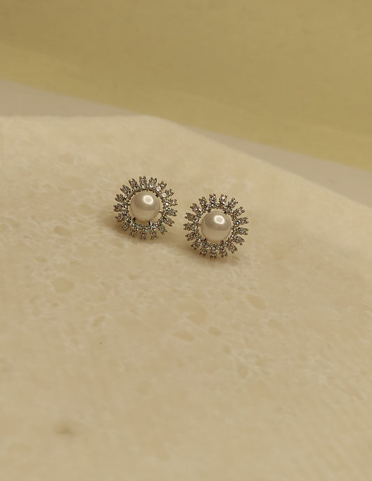 192 Silver Sun Studs
